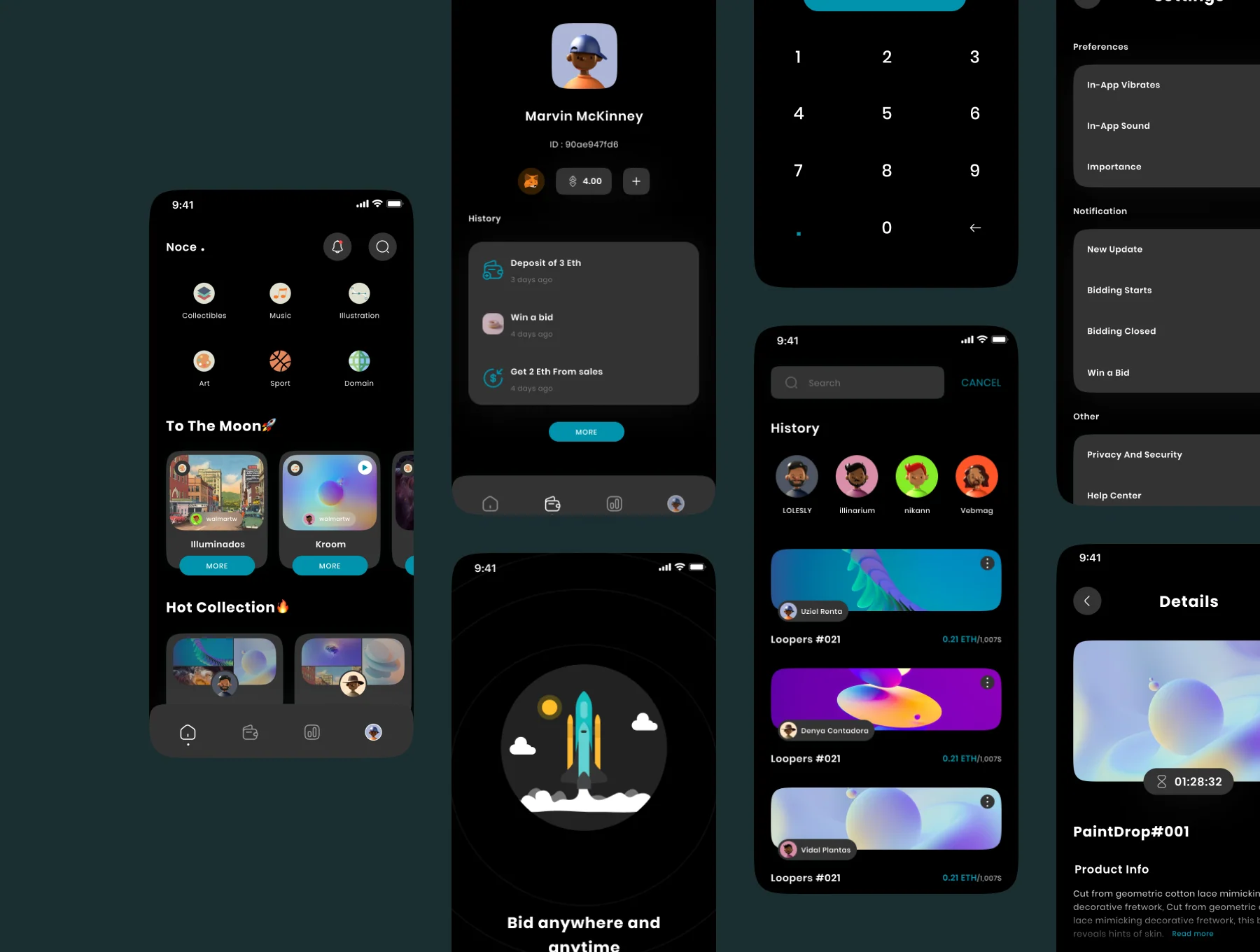 NFT Noce - NFT Mobile App Marketplace Store 10