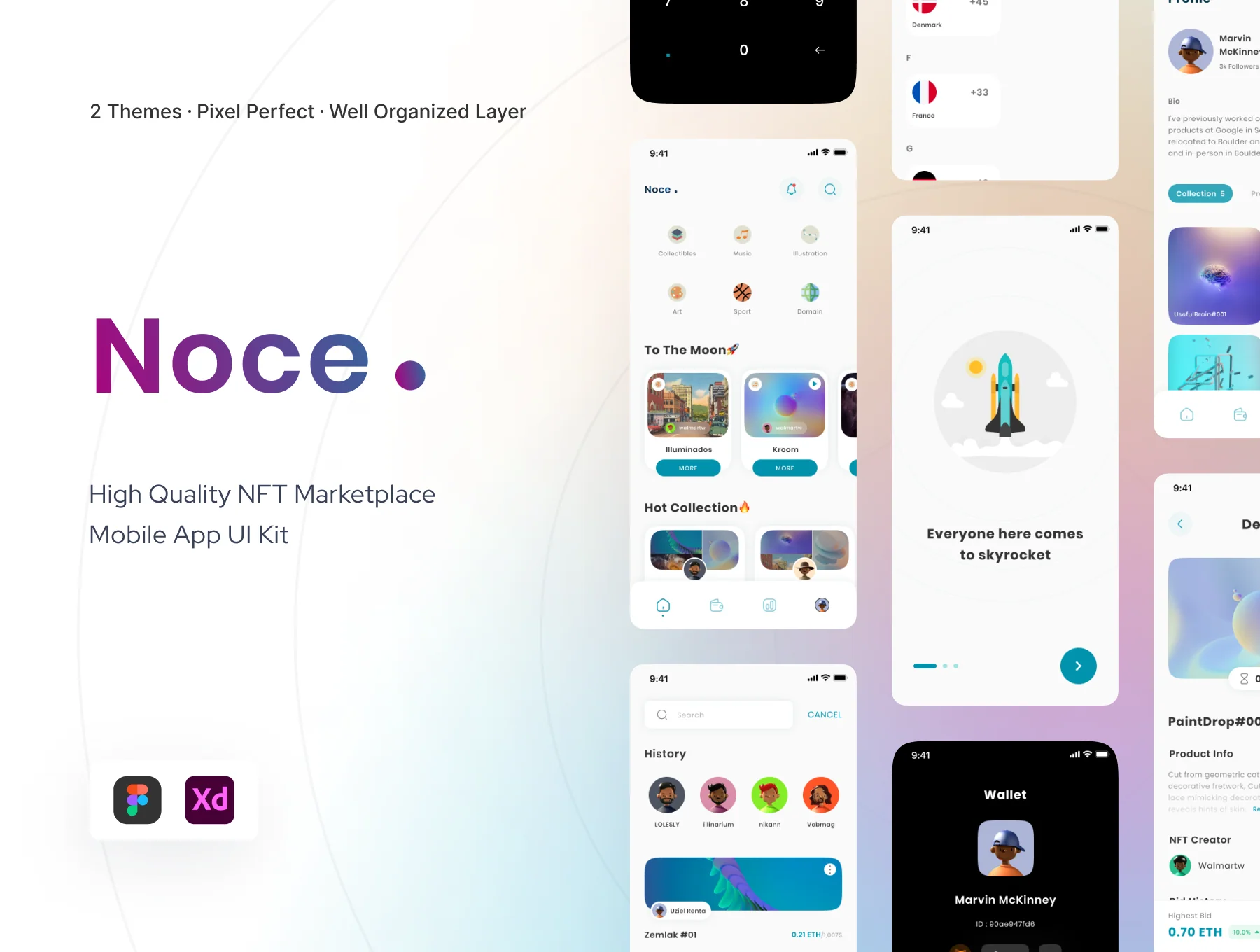 NFT Noce - NFT Mobile App Marketplace Store