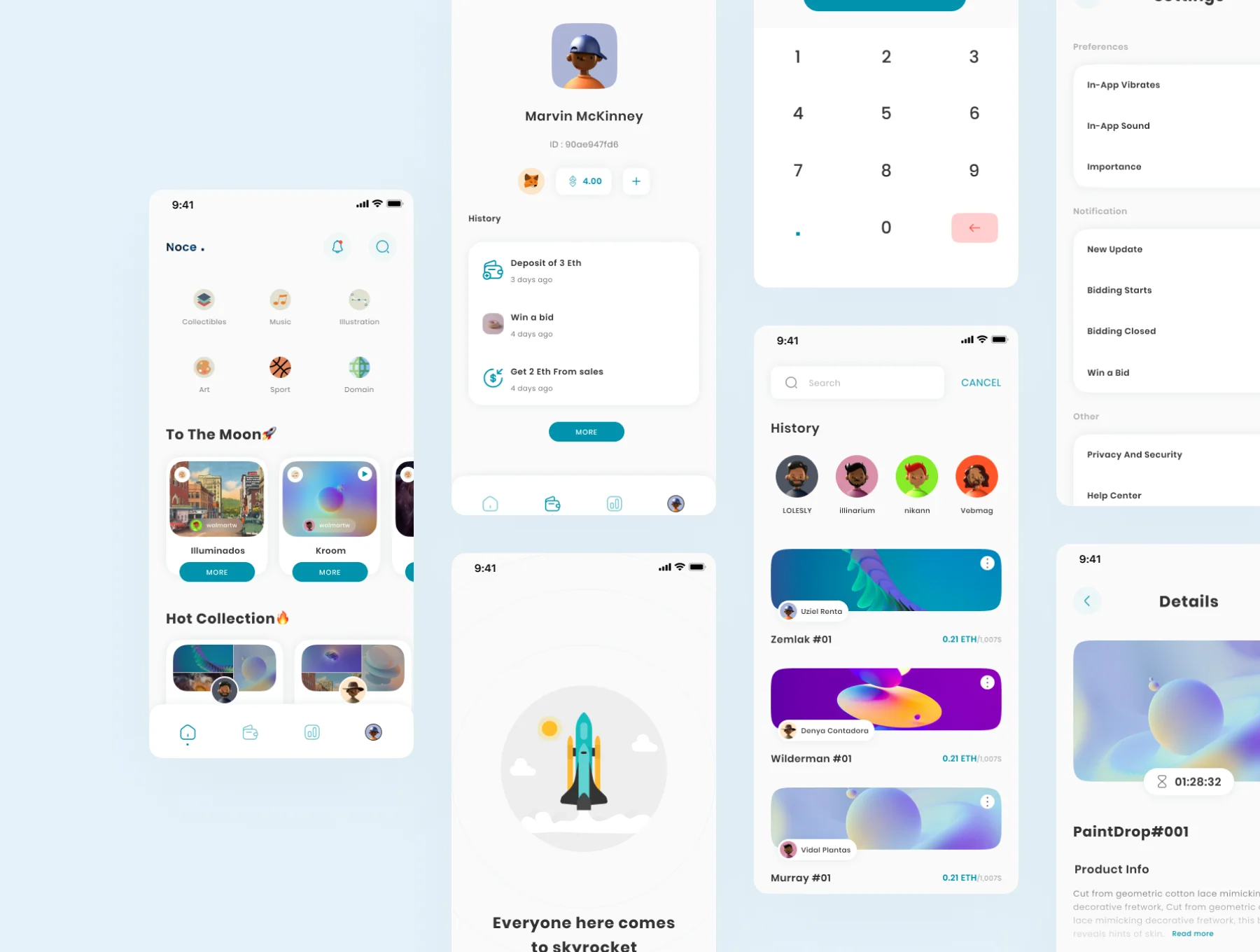 NFT Noce - NFT Mobile App Marketplace Store 8