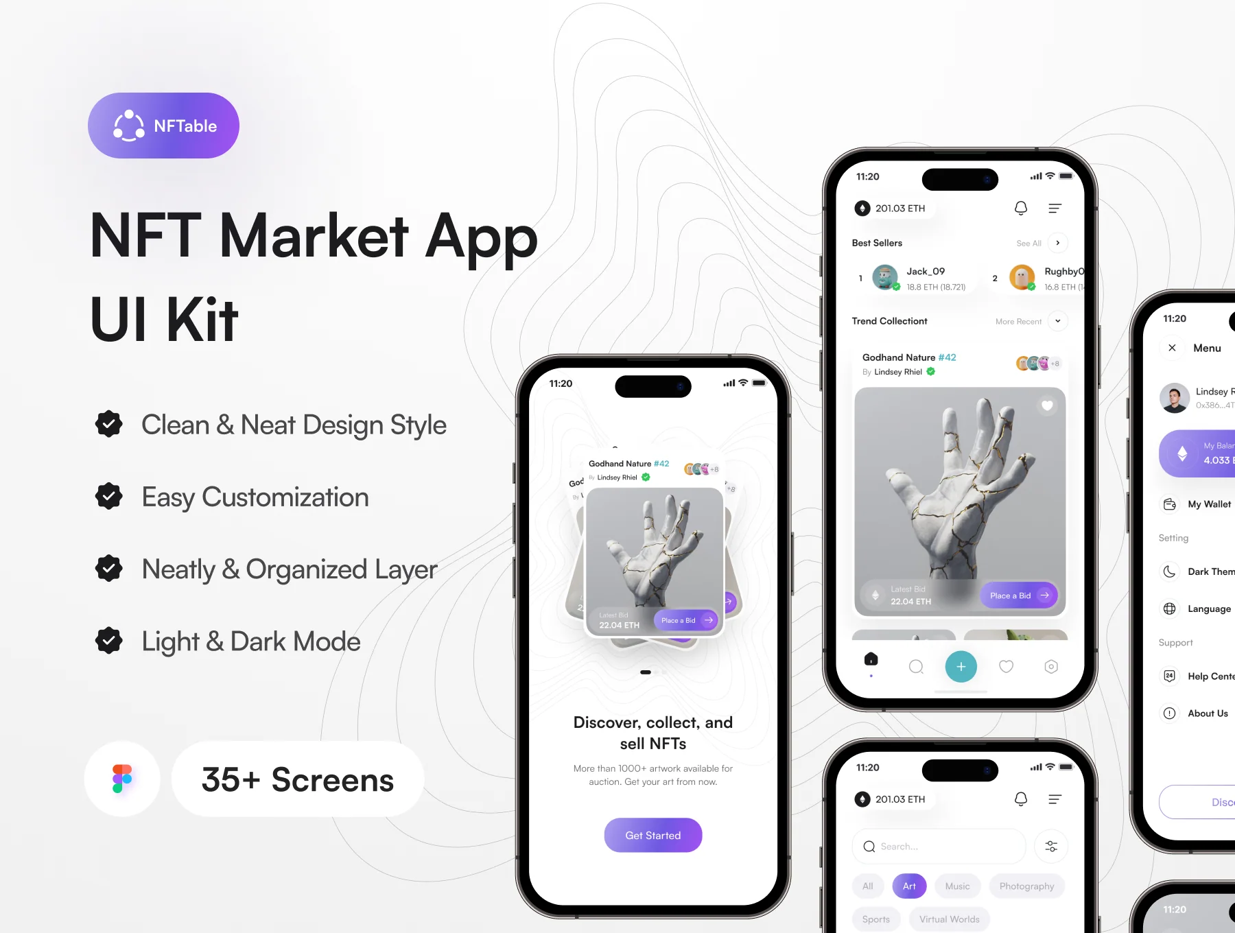 NFTable - NFT Market App UI Kit
