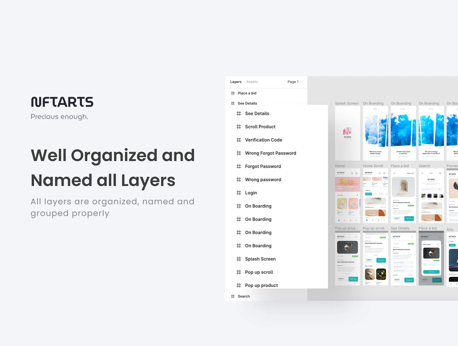 NFTARTS - NFT Apps UI KIT 4
