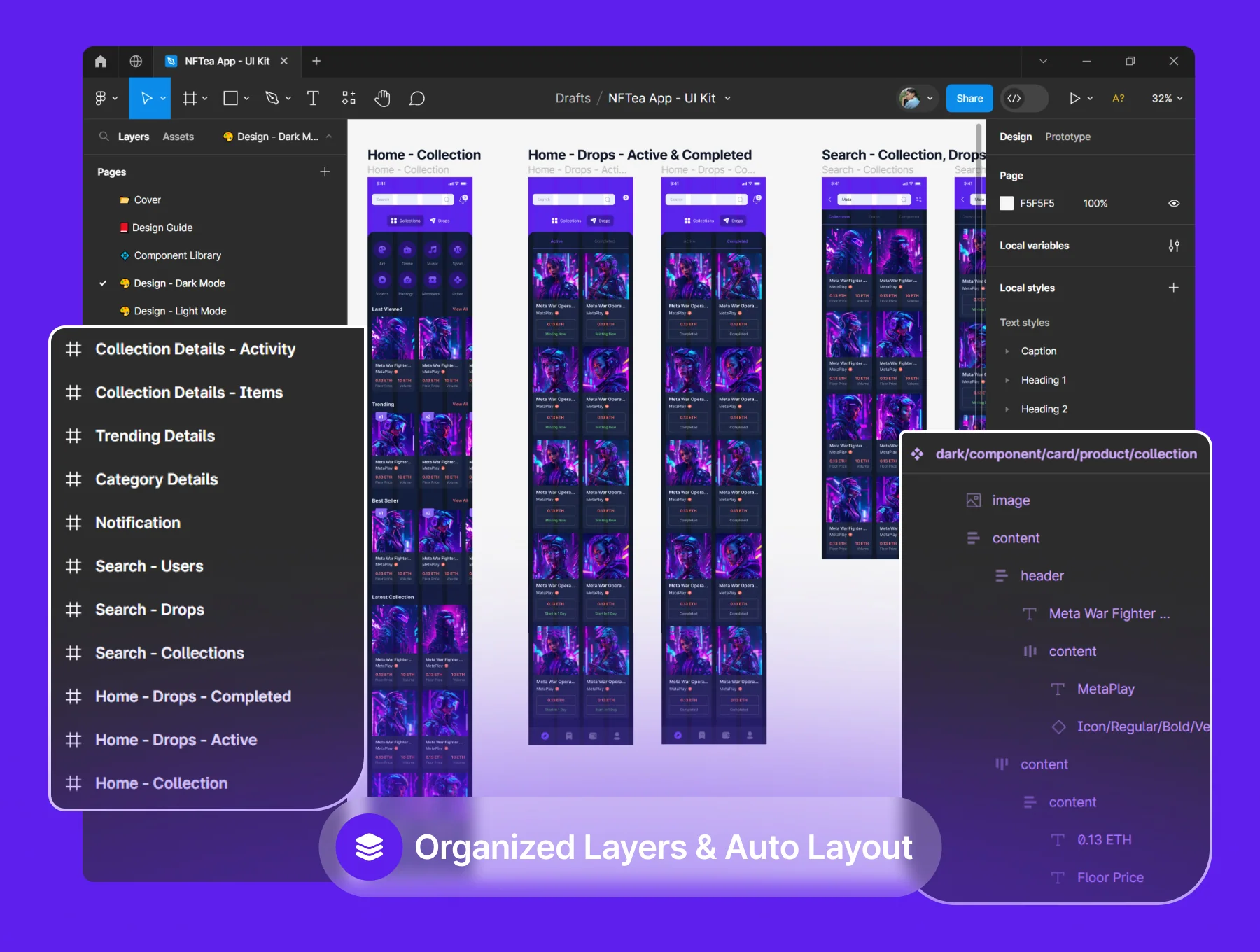 NFTea - NFT Marketplace Mobile App UI Kit 6