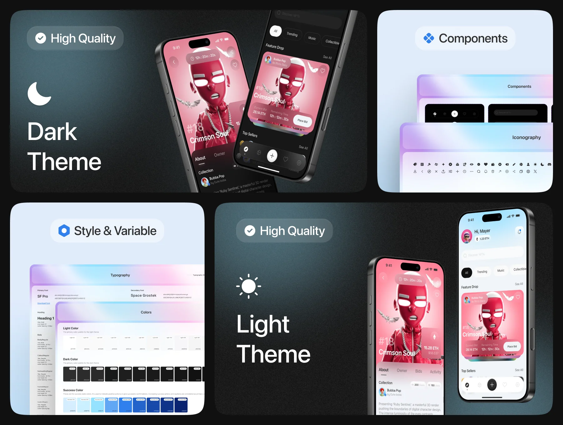 NFTen - NFT Marketplace App UI Kit 2