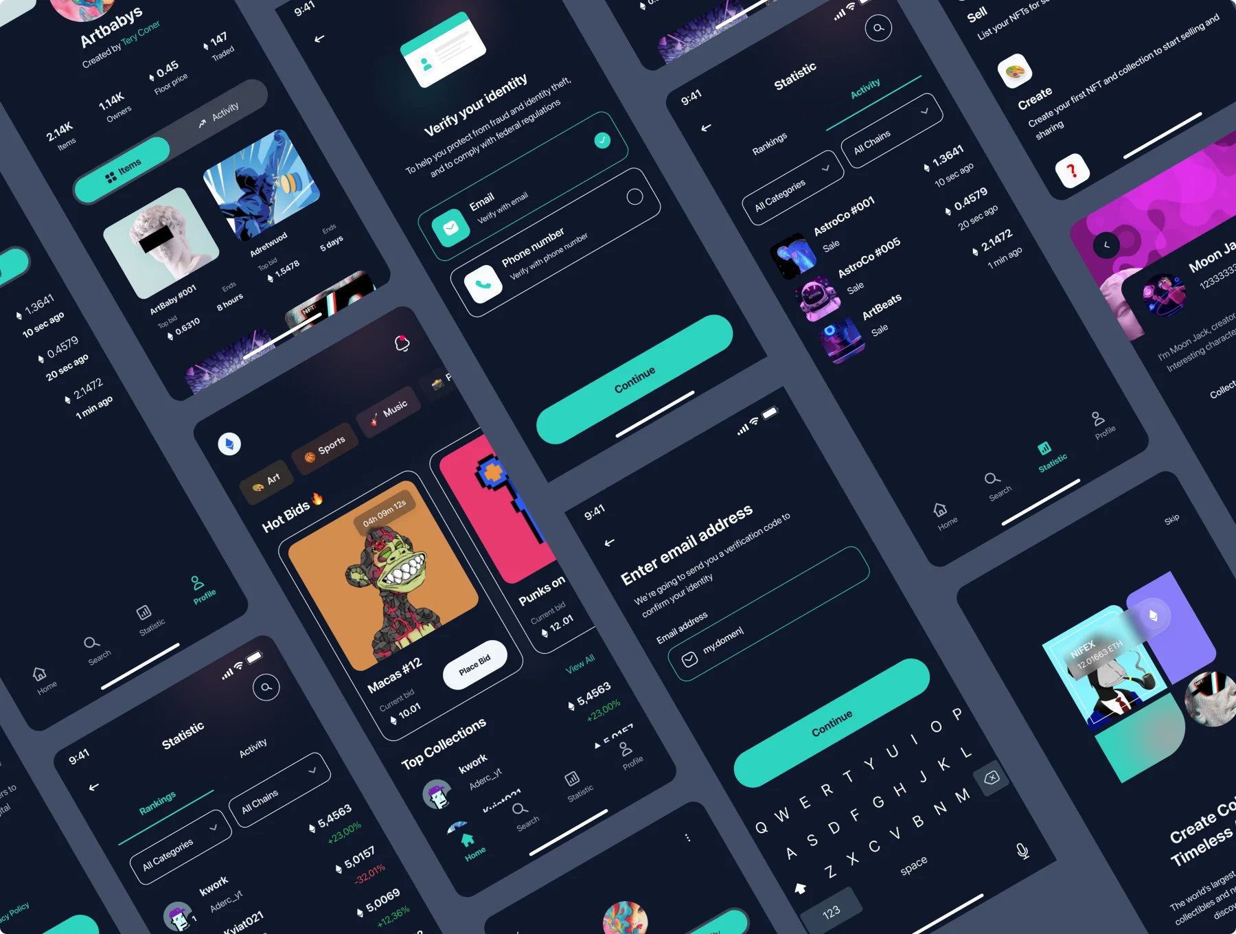 NFTEX - NFT Market App UI Kit 6