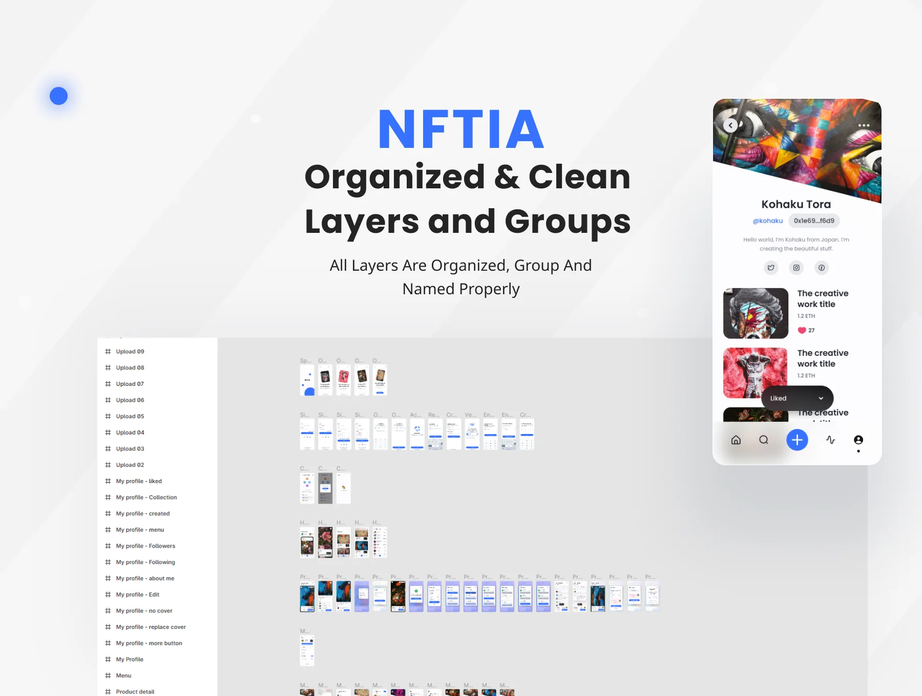 NFTIA - NFT App UI Kit 4