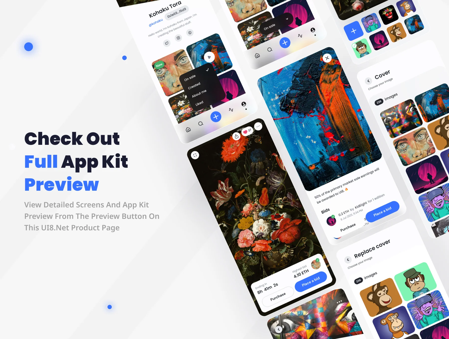 NFTIA - NFT App UI Kit 6