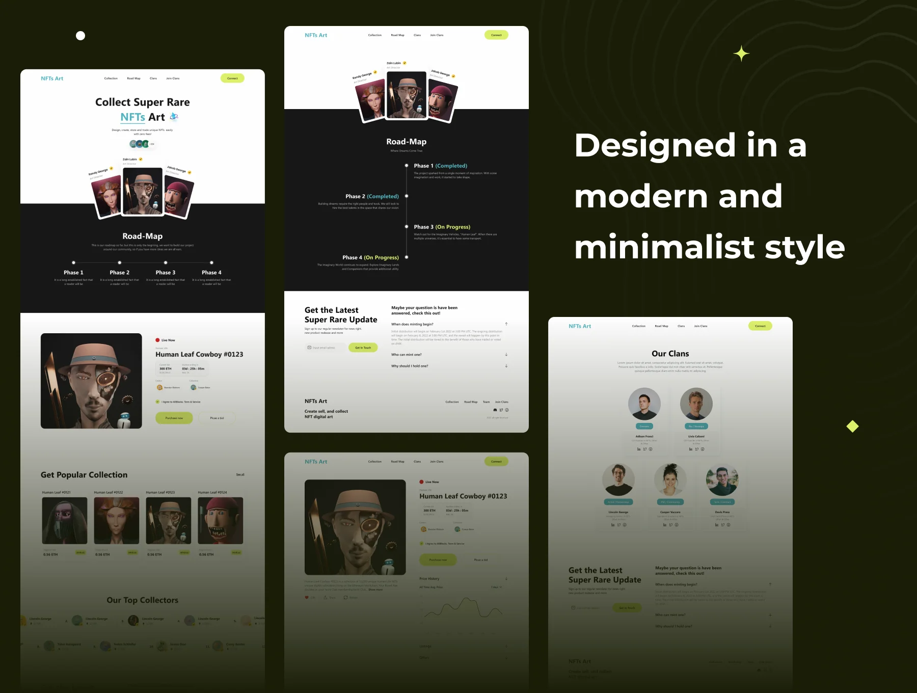 NFTs Art - NFT Web Templates 2