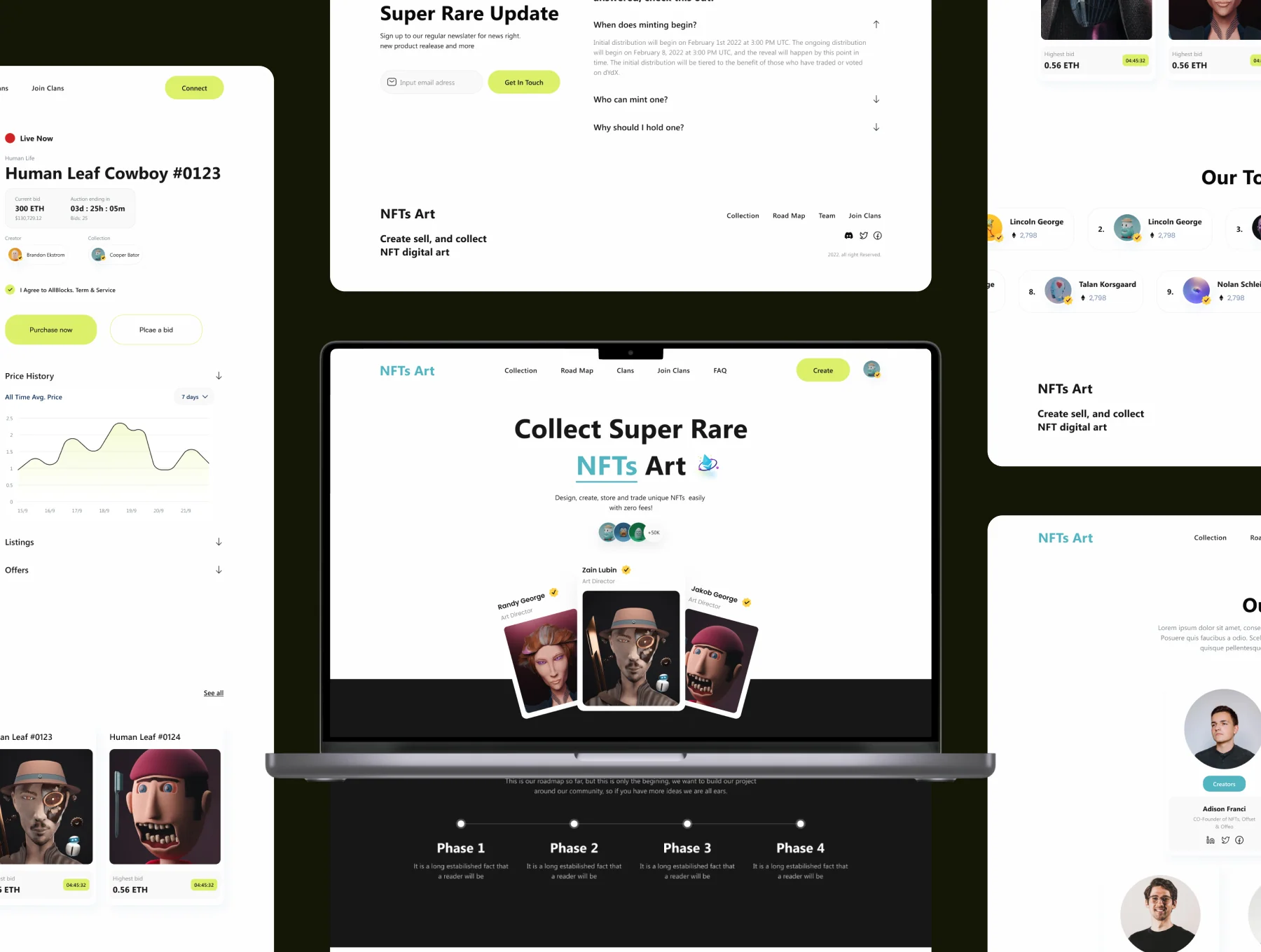 NFTs Art - NFT Web Templates 7