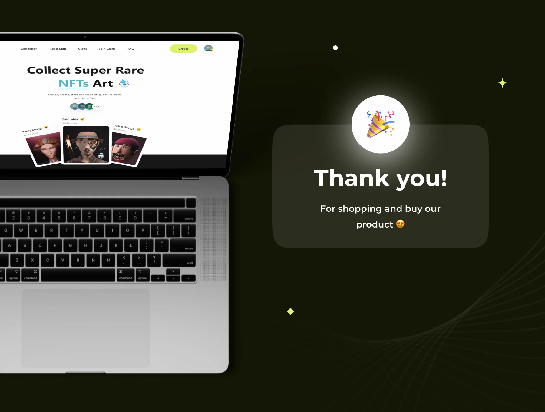 NFTs Art - NFT Web Templates 8