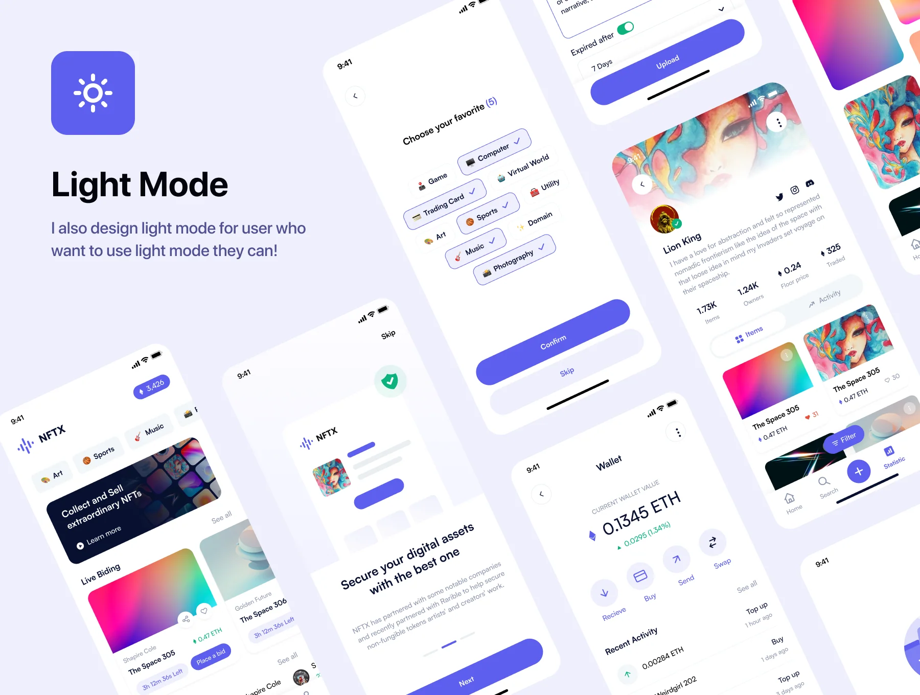 NFTX - NFT Market App UI Kit 3