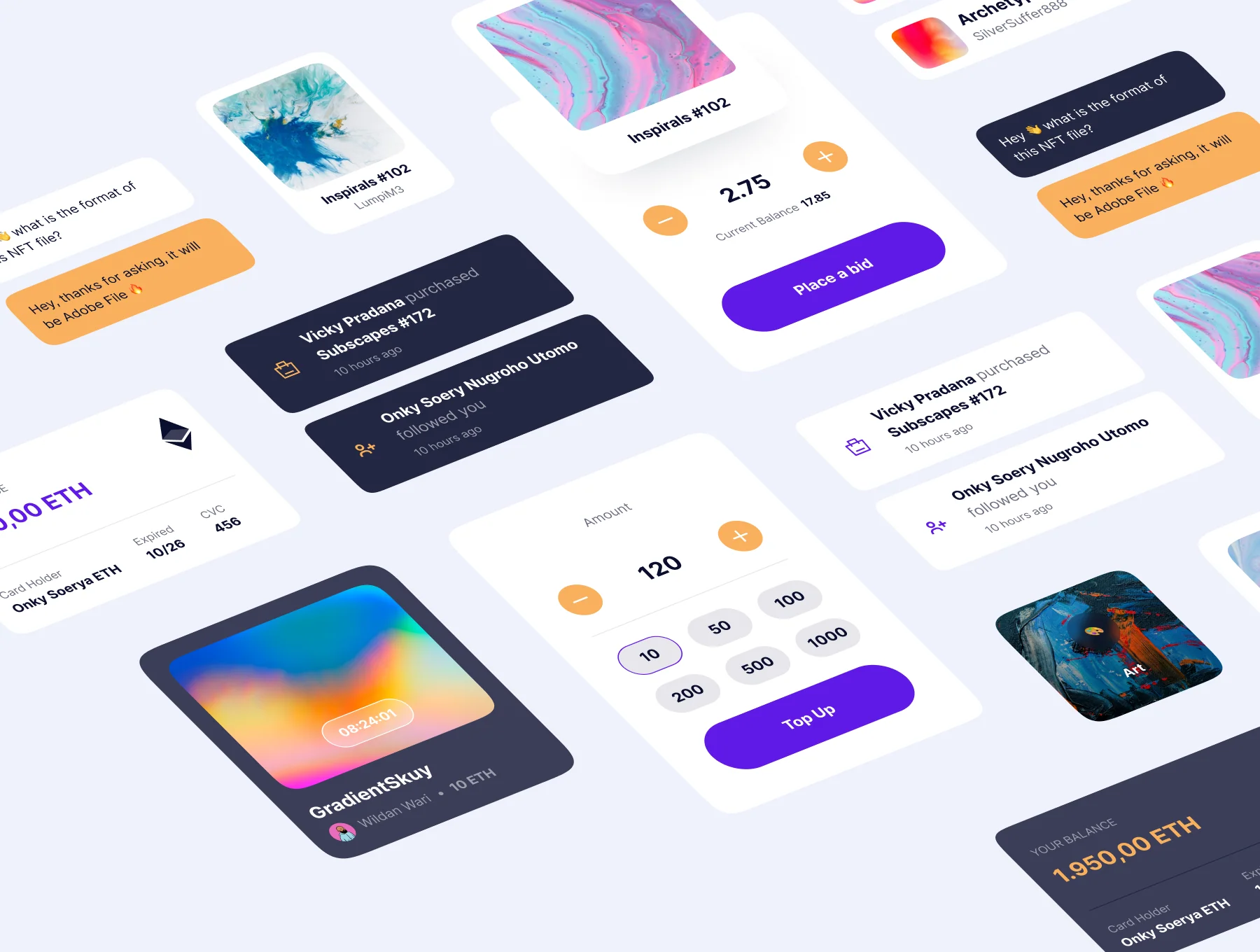 NFTzy - NFT Marketplace Mobile App UI Kit 4