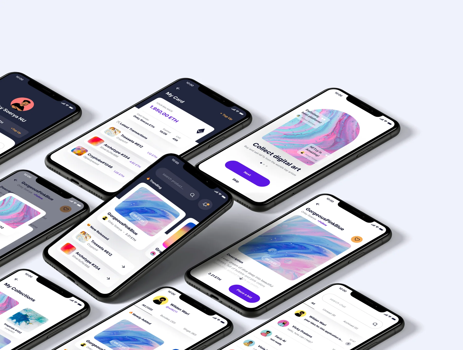 NFTzy - NFT Marketplace Mobile App UI Kit 5