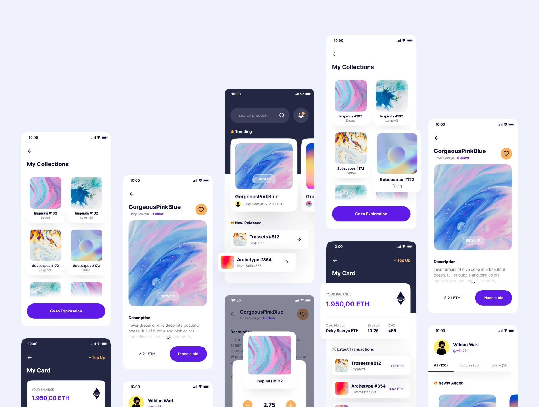 NFTzy - NFT Marketplace Mobile App UI Kit 6