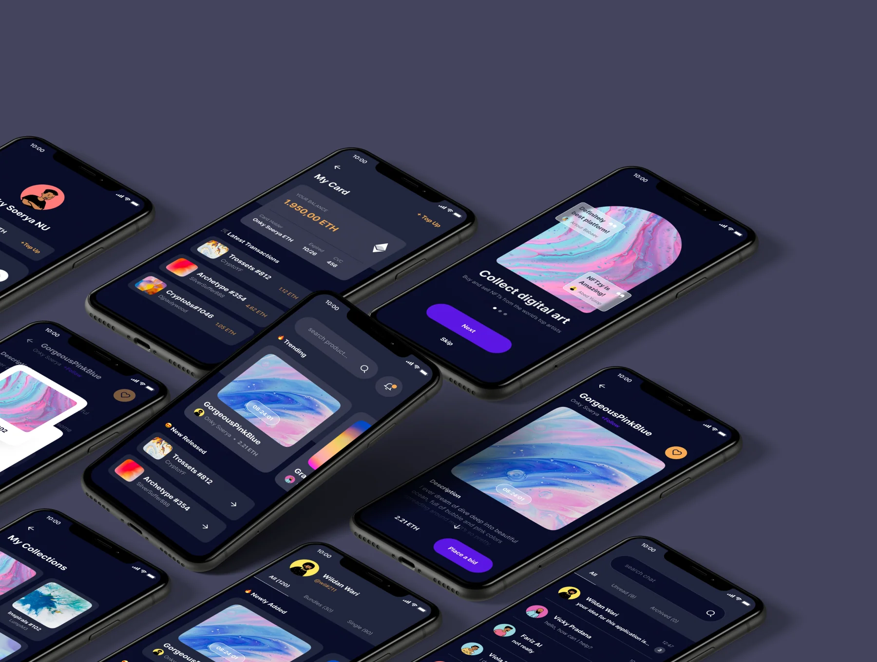 NFTzy - NFT Marketplace Mobile App UI Kit 7