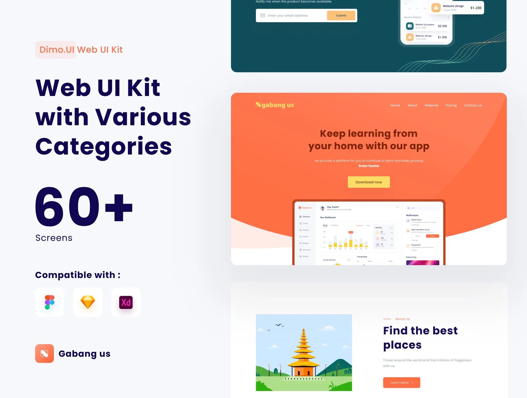 Ngabangus UI Kit Web Design