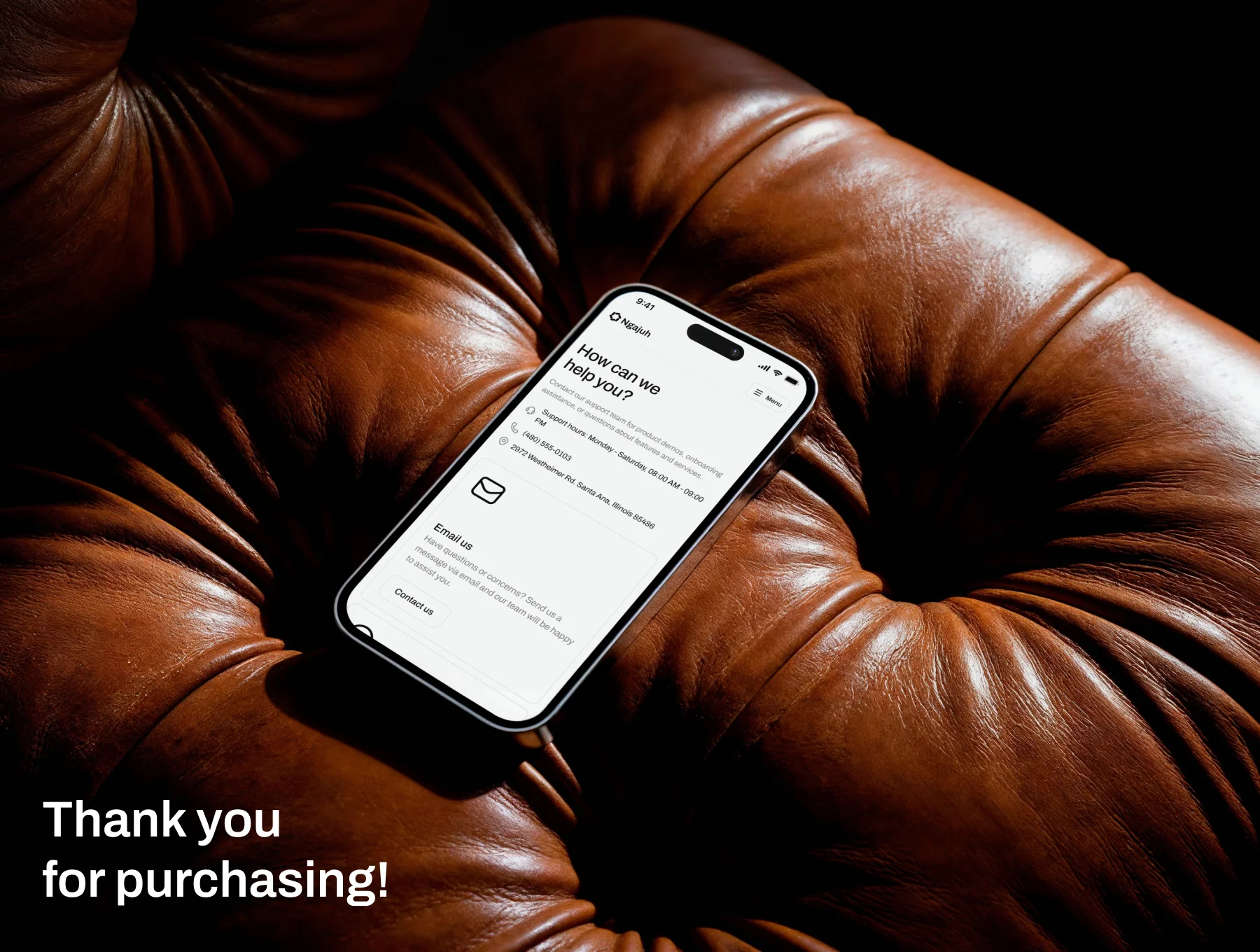 Ngajuh - Furniture Website UI Kit 8