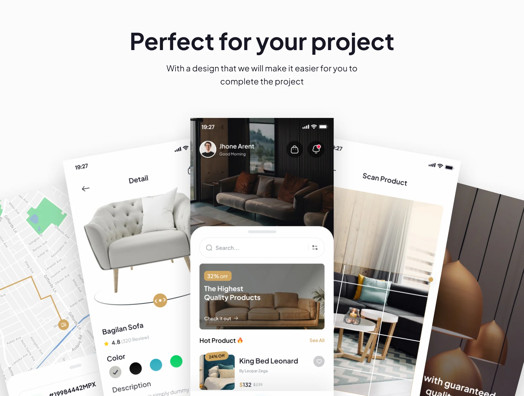 Ngamar - Furniture App UI Kit 4