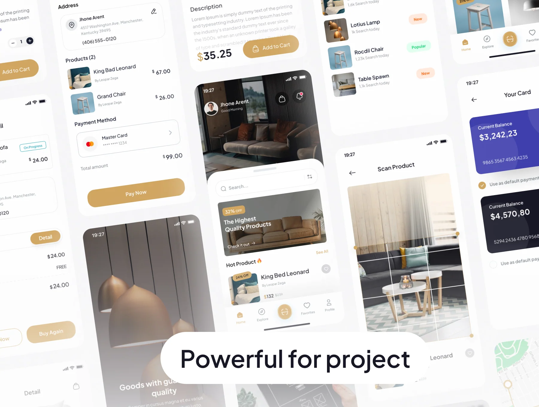 Ngamar - Furniture App UI Kit 5