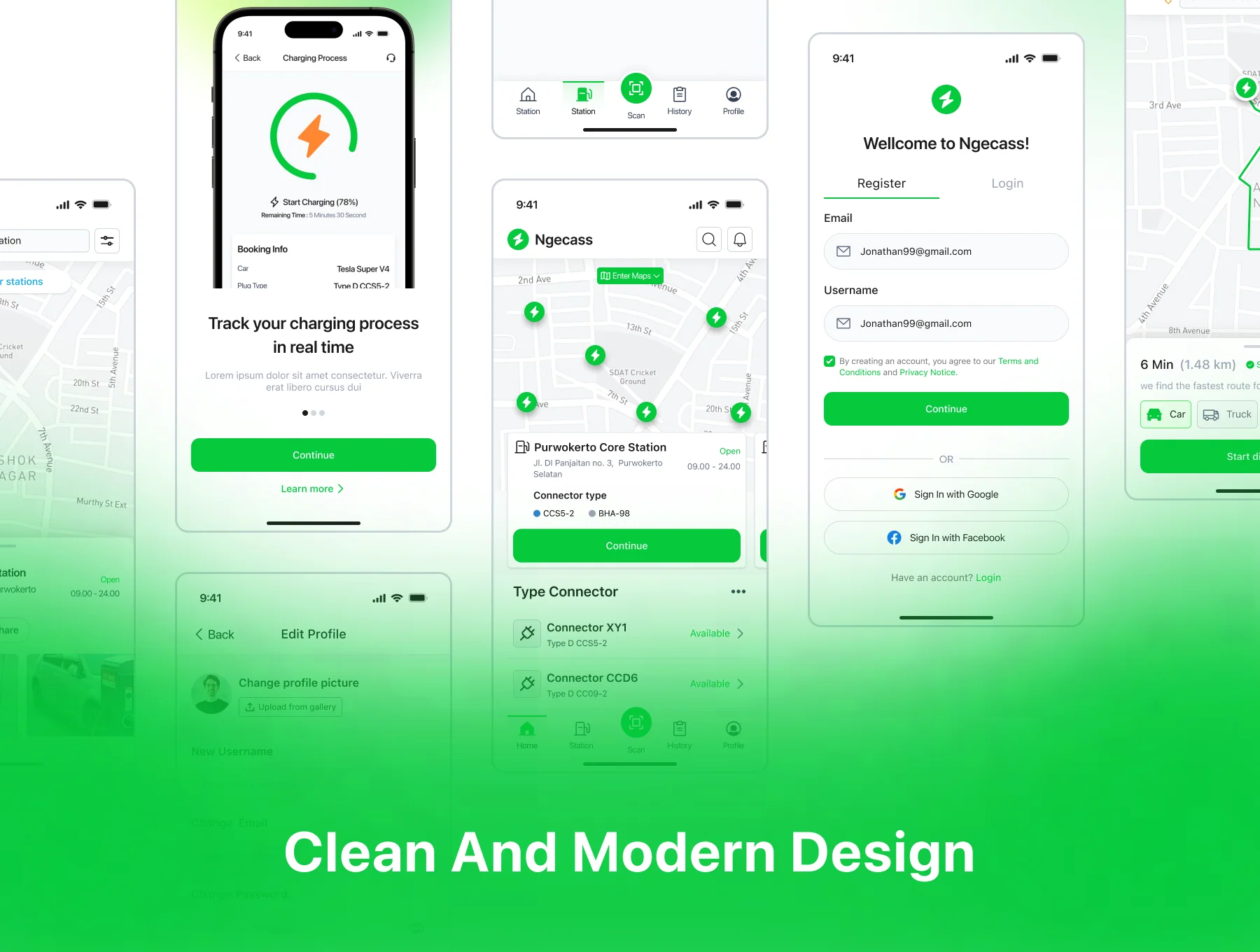 Ngecass - EV Charging Apps UI KIT 5