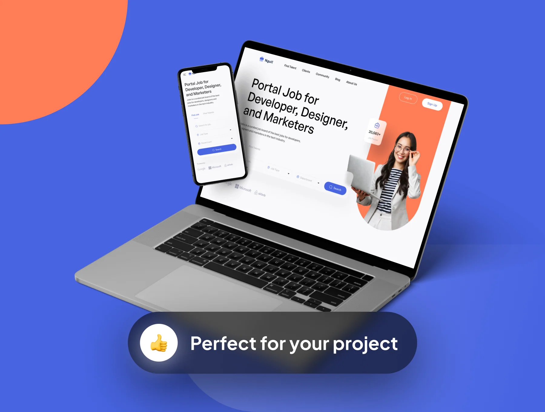 Ngul! - Job Seeker Web Templates 6
