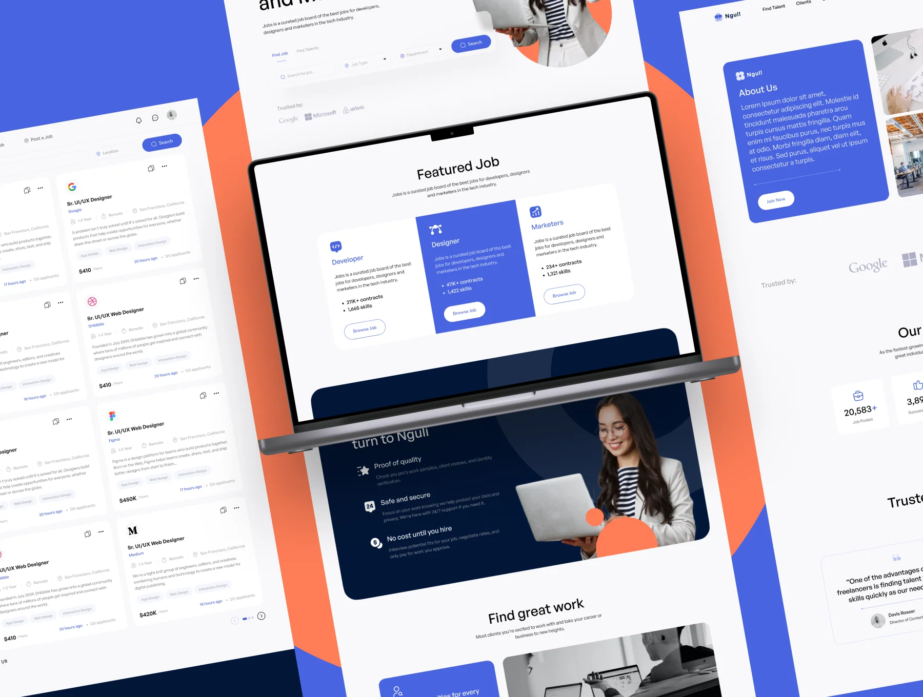 Ngul! - Job Seeker Web Templates 7