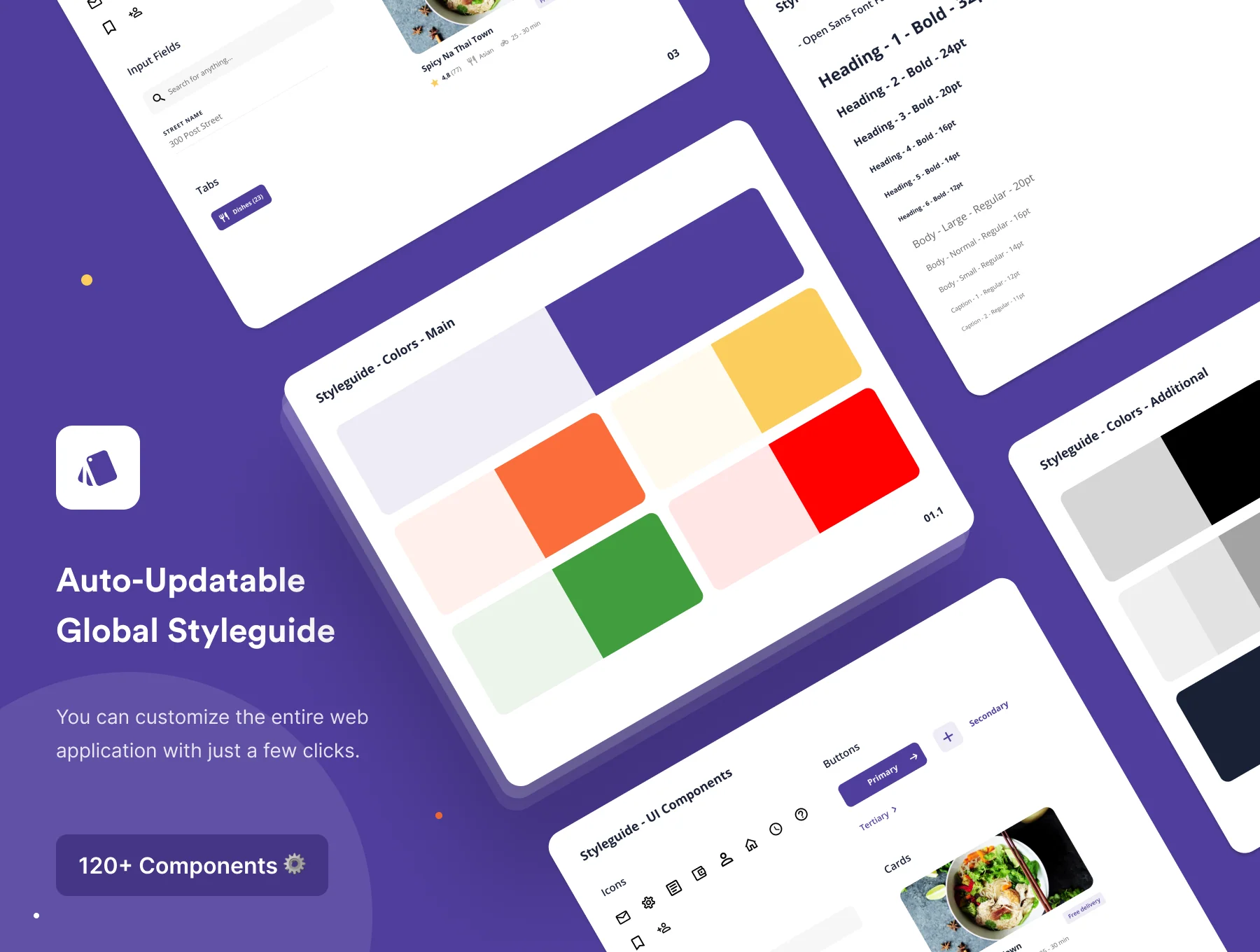Nibble: Food Delivery Web UI Kit 3