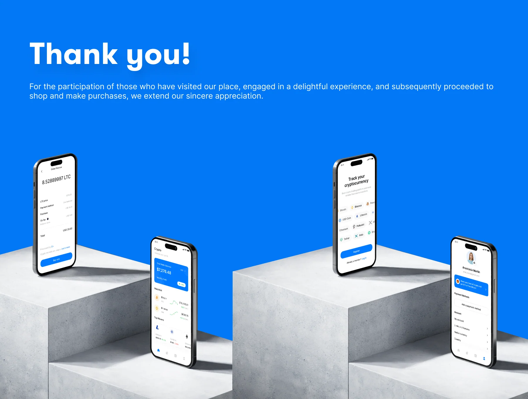 Nicoin - Crypto Wallet Mobile App UI Kit 6