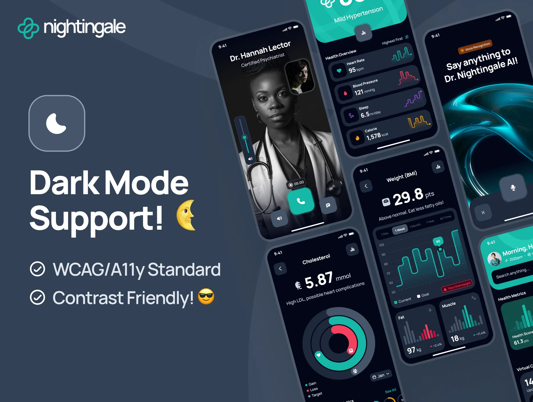 nightingale UI Kit: AI Medical & E-Pharmacy App 3