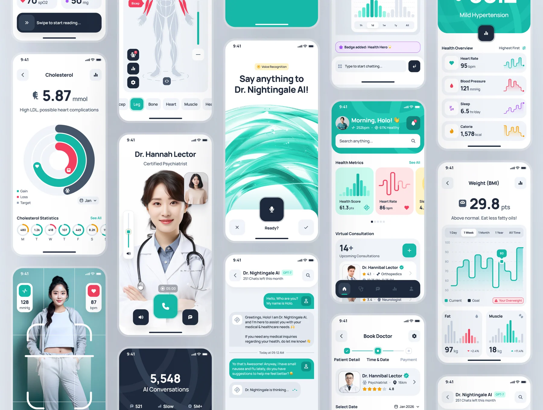 nightingale UI Kit: AI Medical & E-Pharmacy App 4