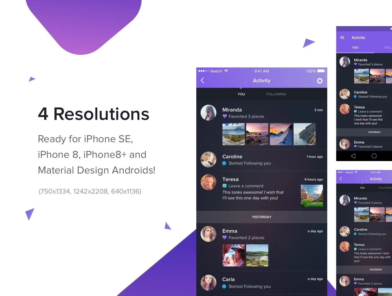 Night & Travel UI Kit 2