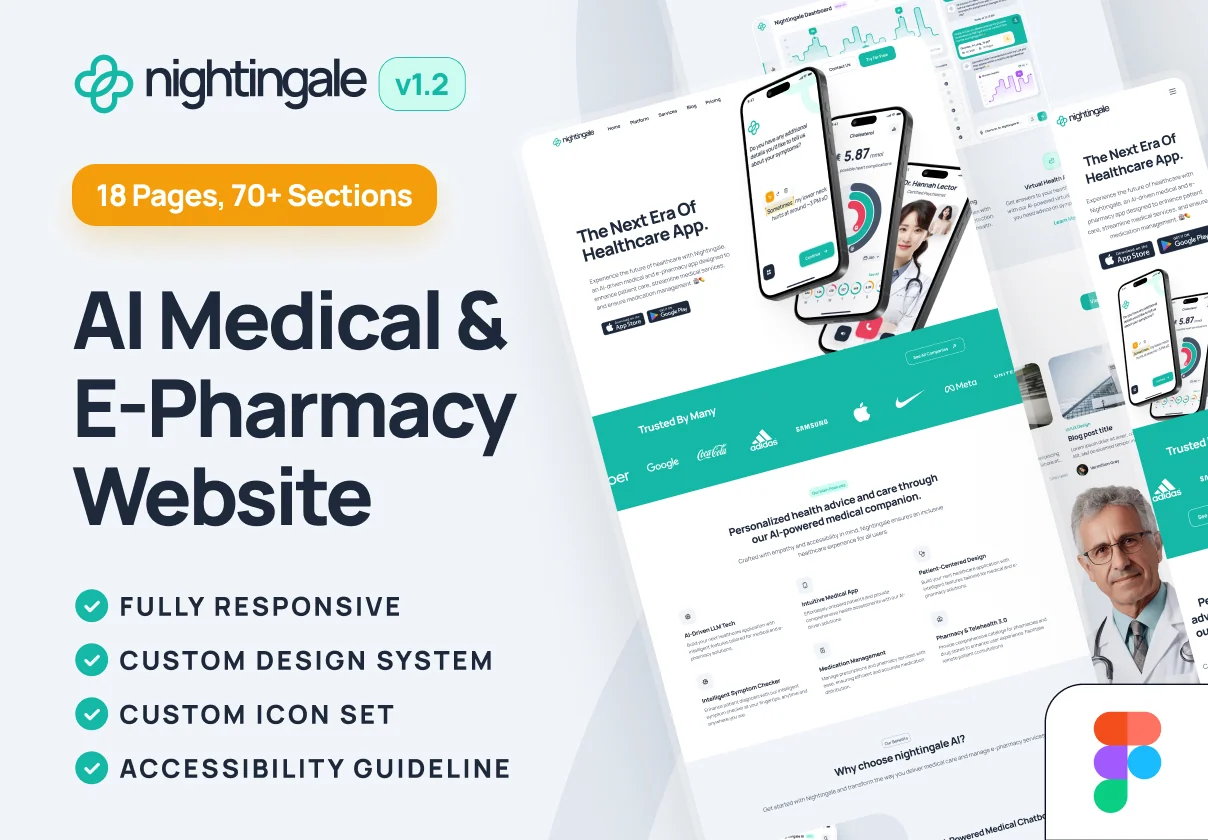 nightingale: AI Medical & E-Pharmacy Website