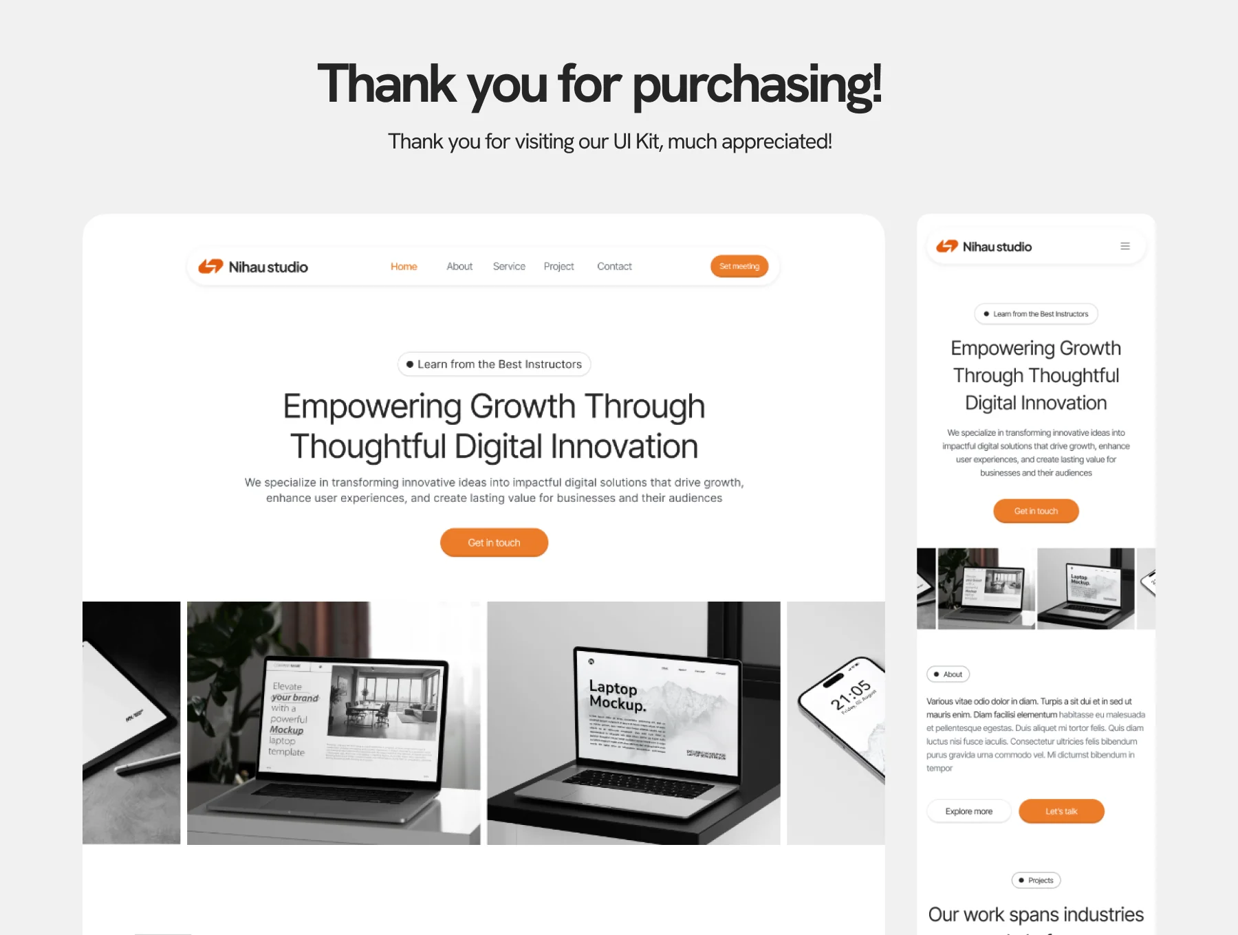 Nihau - Agency portfolio website 8