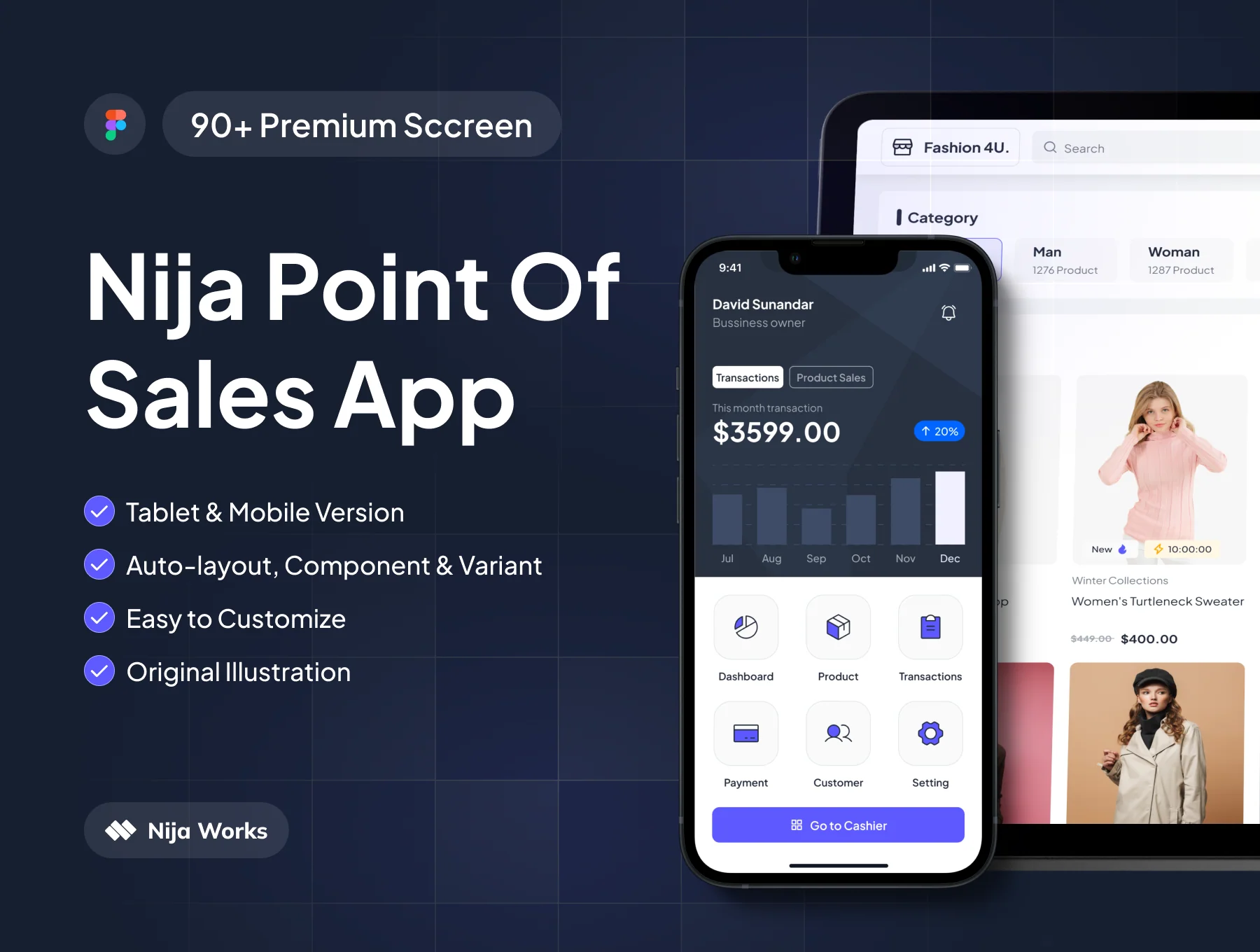 Nija POS App UI KIT