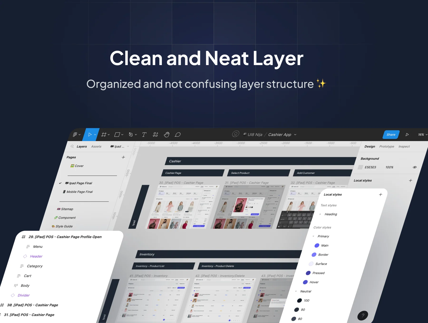 Nija POS App UI KIT 3