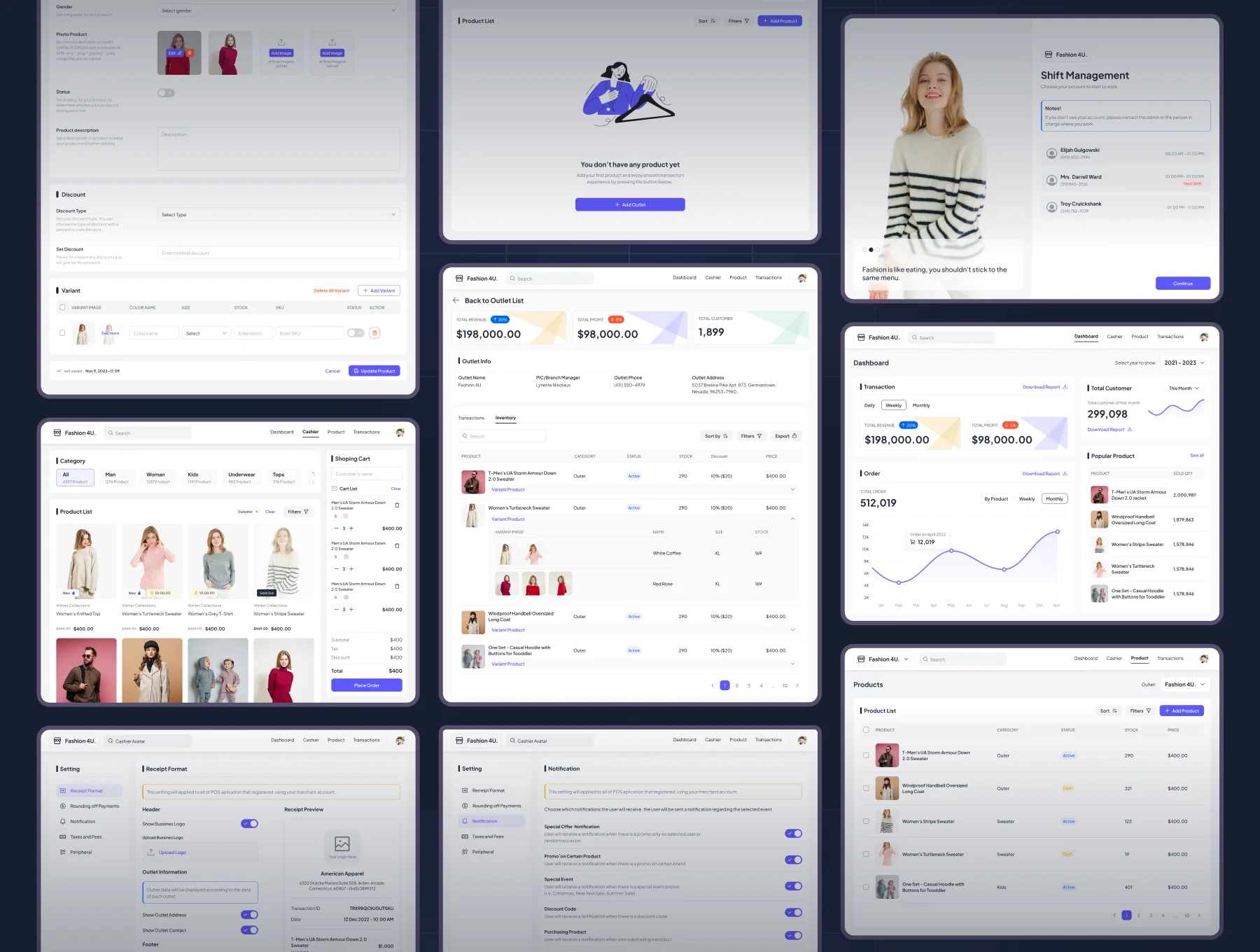Nija POS App UI KIT 6