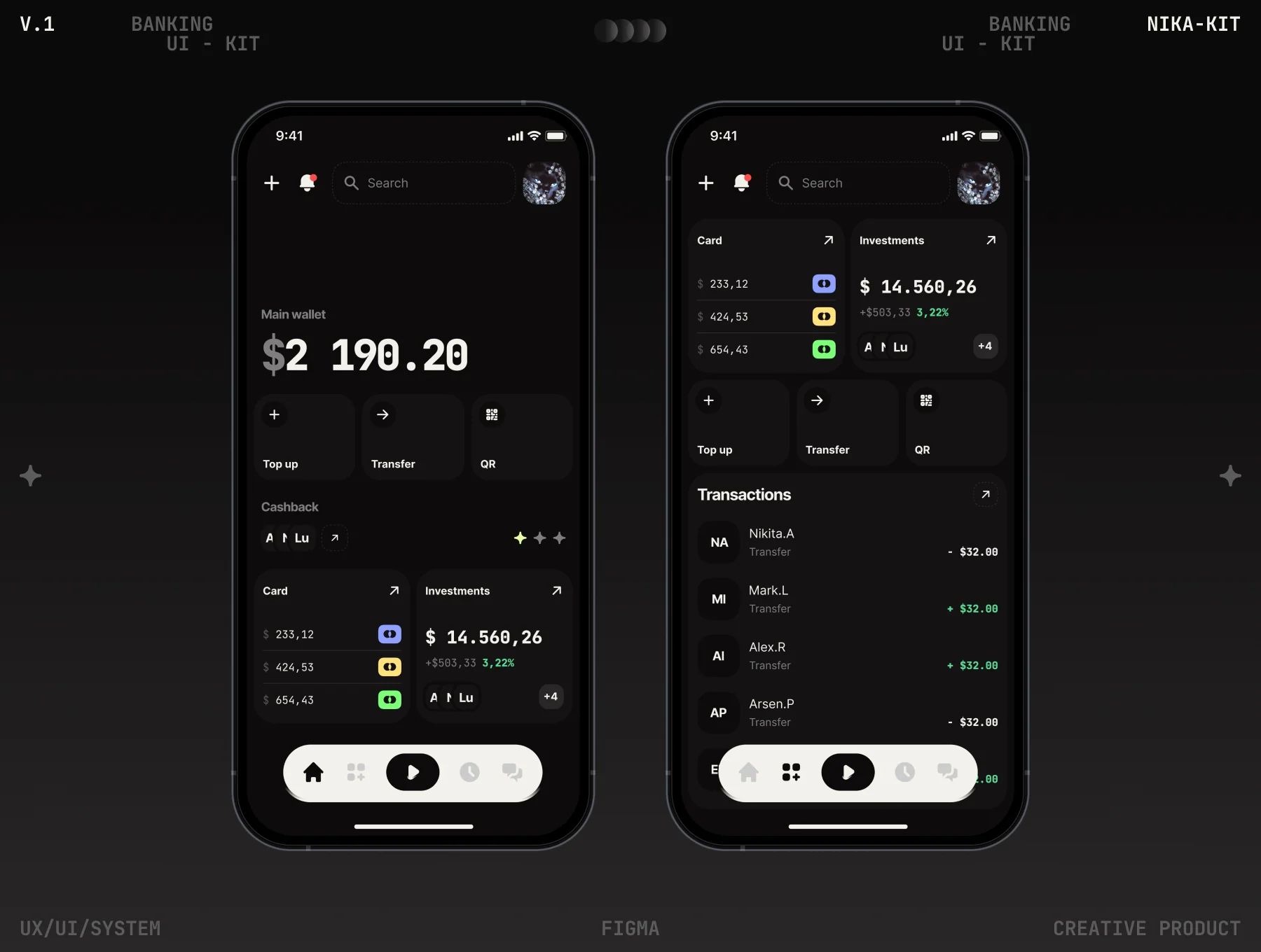 Nika App UI-KIT - v.1 4