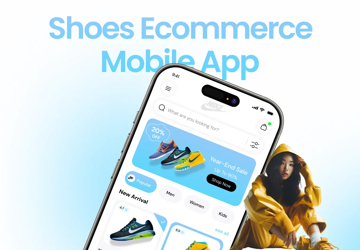 Nike - Shoe E-commerce Mobile App UI Kit