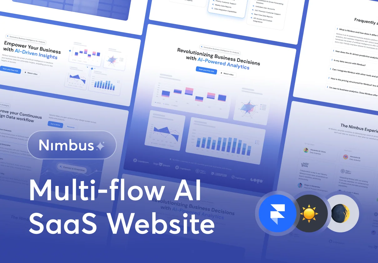 Nimbus - Multi-Layout AI SaaS Template