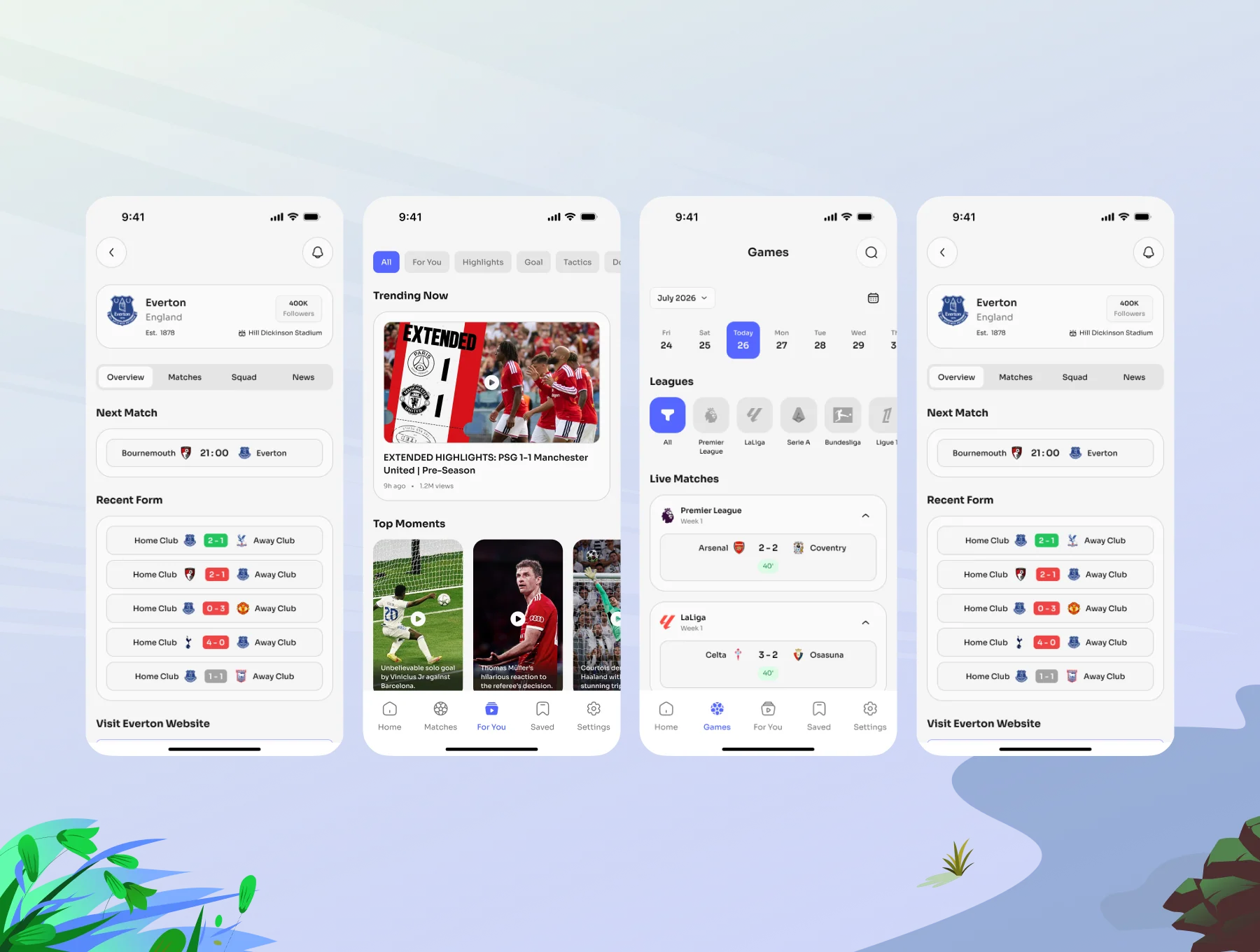 Ninety - Football News & Live Score App 2