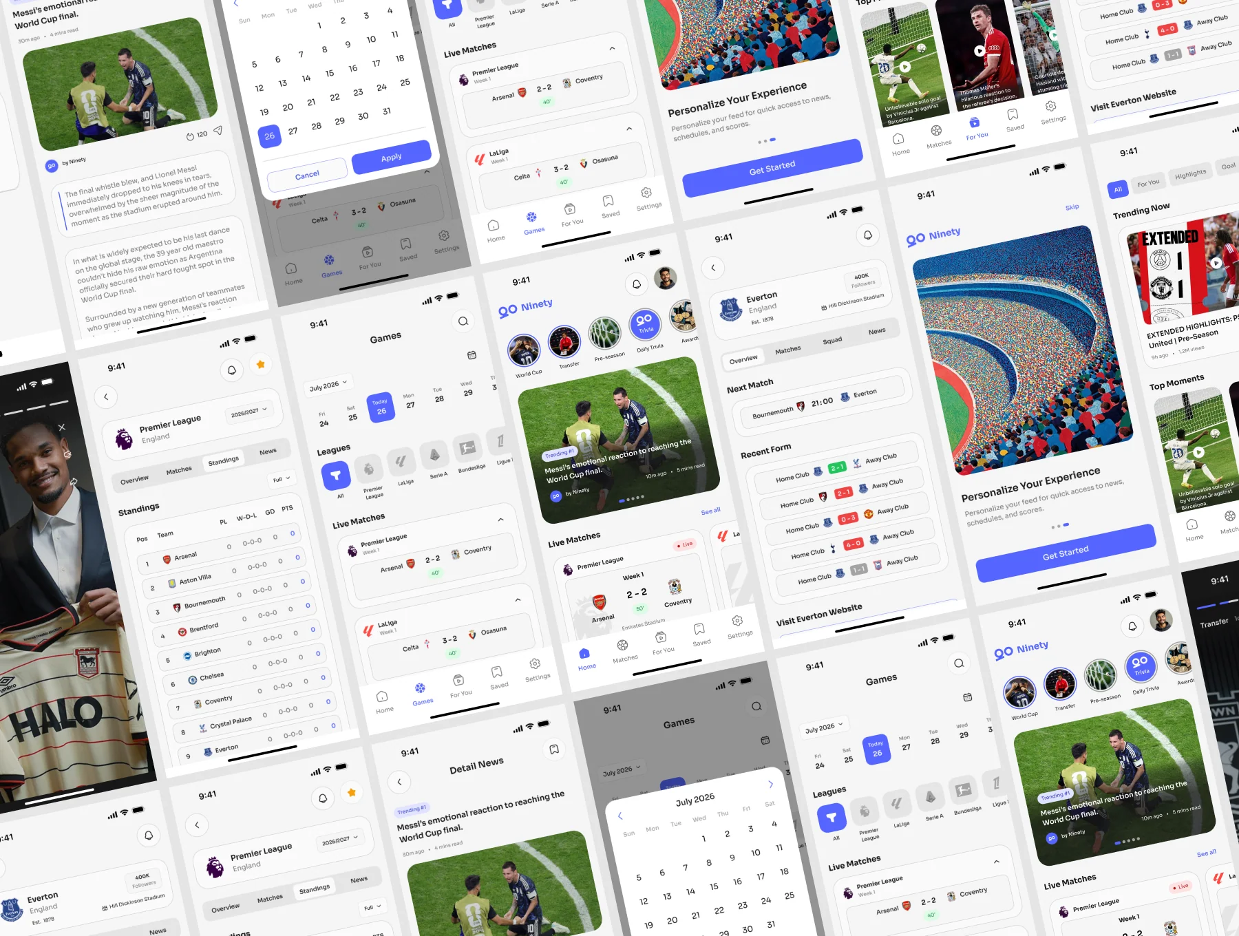 Ninety - Football News & Live Score App 5