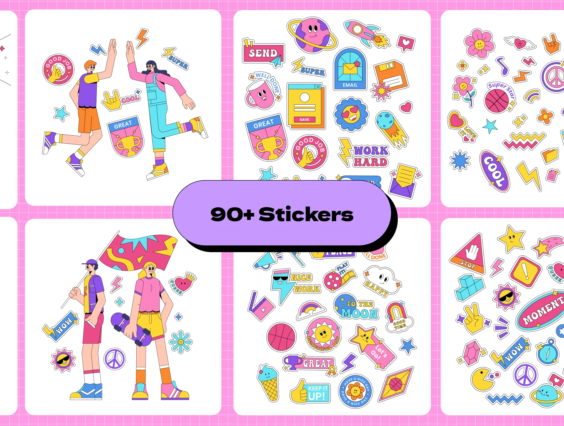 Ninety Illustrations pack 8