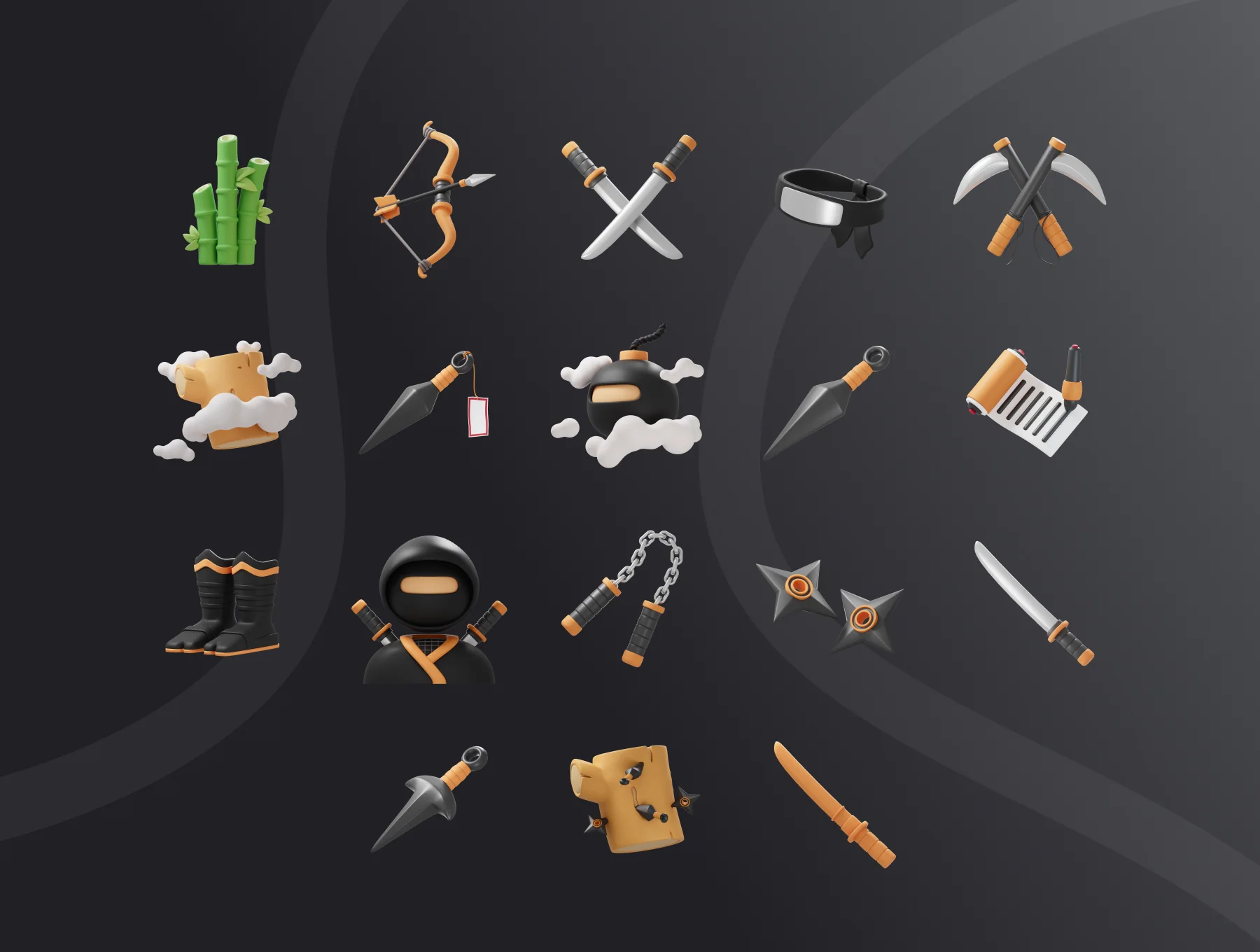 Ninja 3D Icon Pack 5