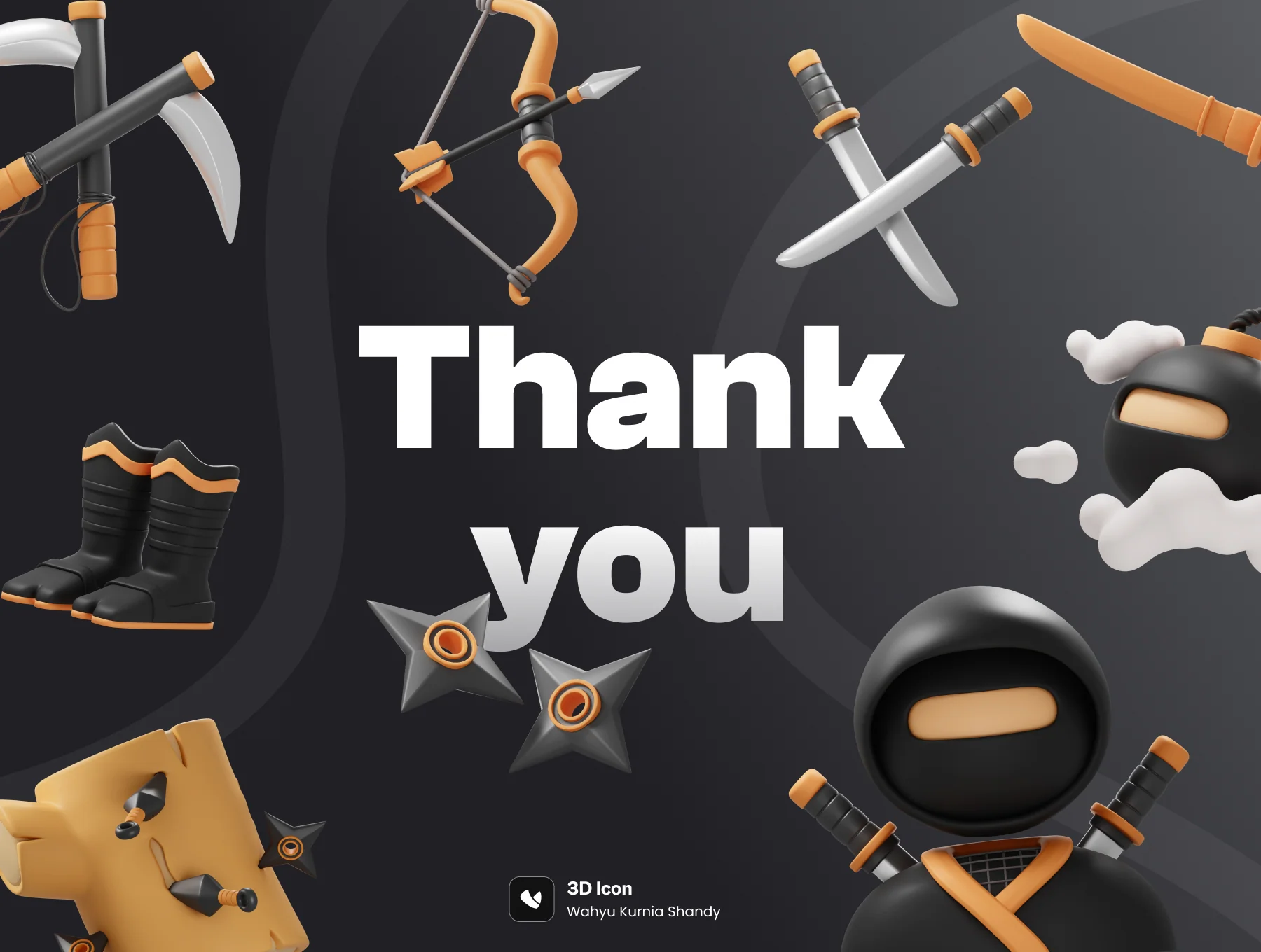 Ninja 3D Icon Pack 6