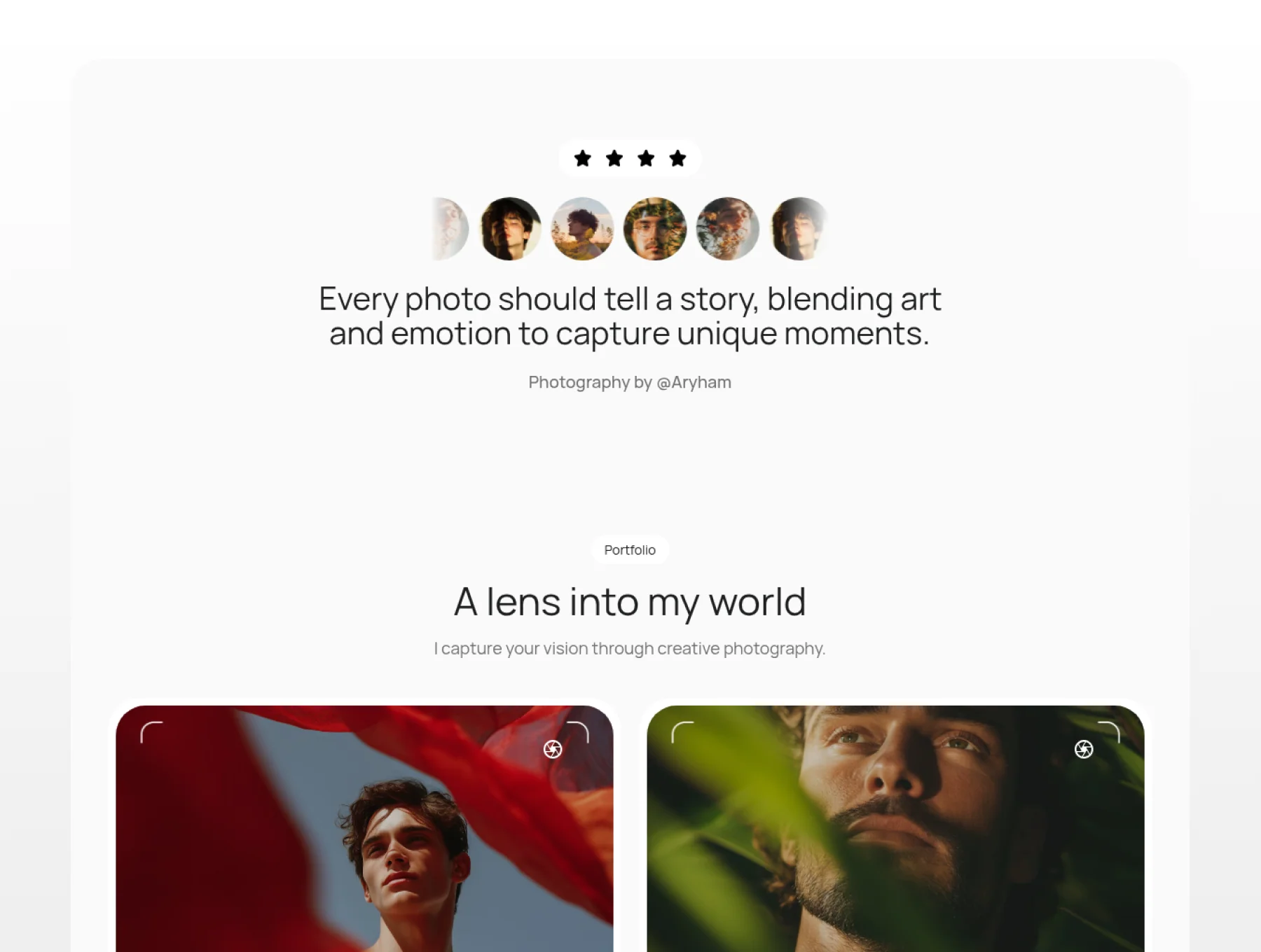 Niore Photography Template 2