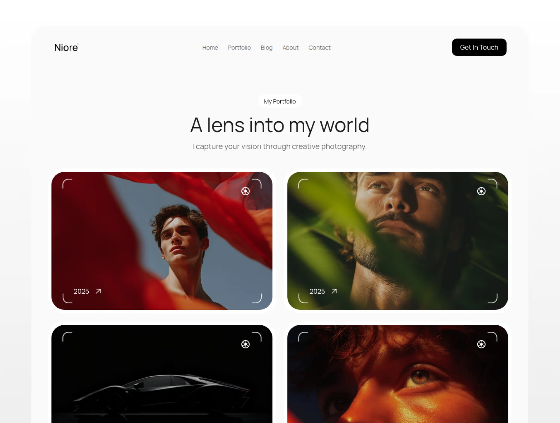 Niore Photography Template 3