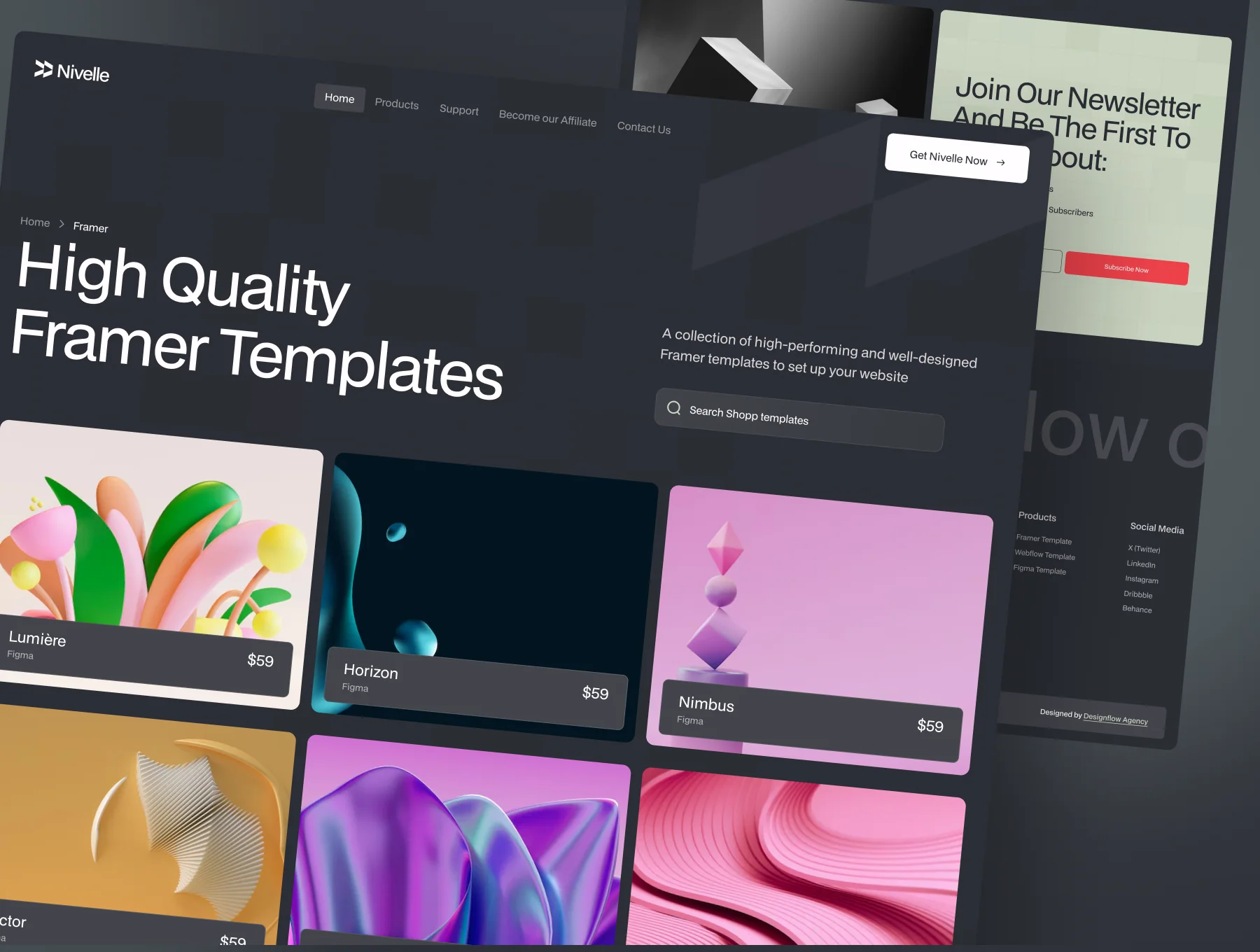 Nivelle - Premium E-Commerce Template for Framer 2