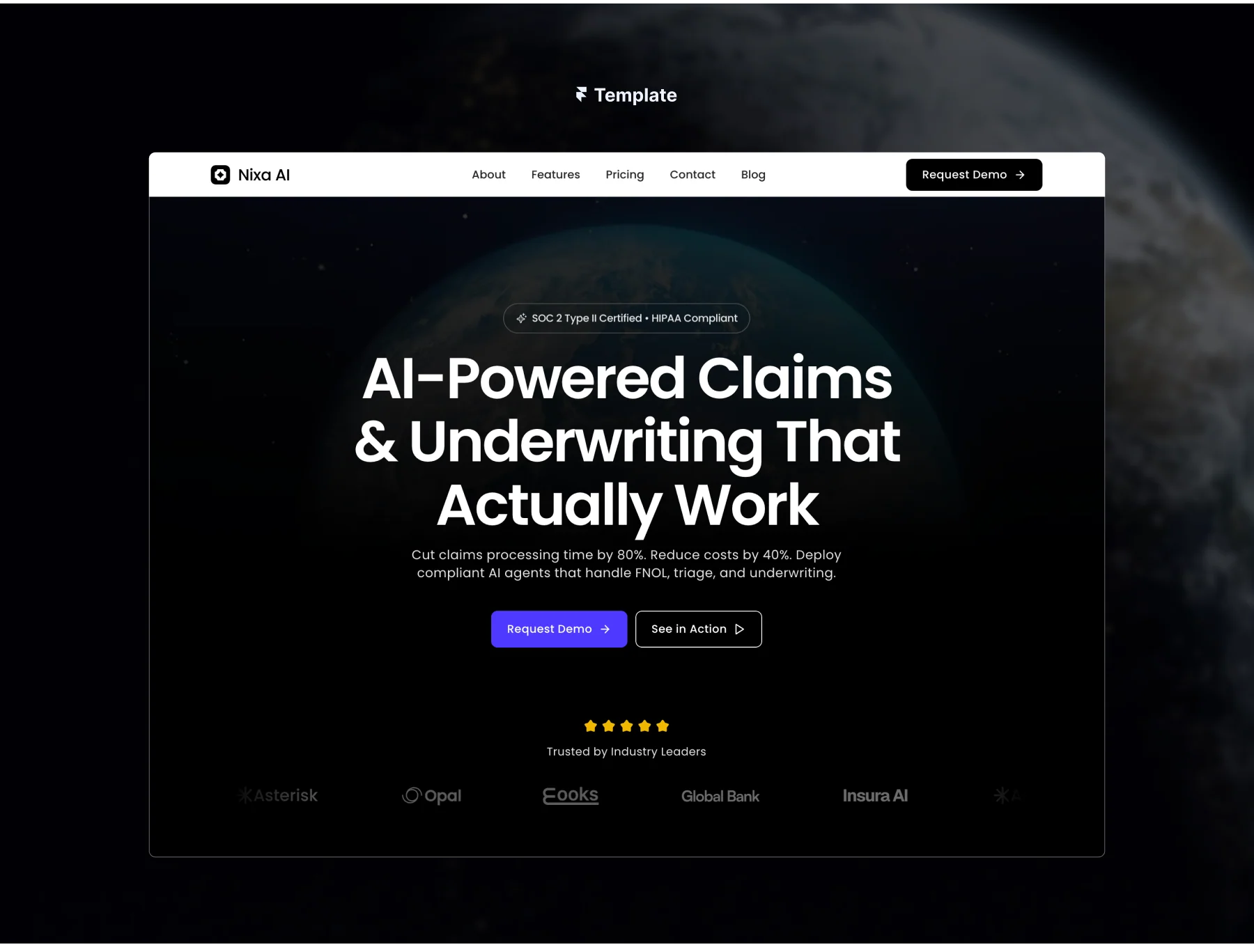Nixa - AI SaaS & Enterprise Template for Framer 2