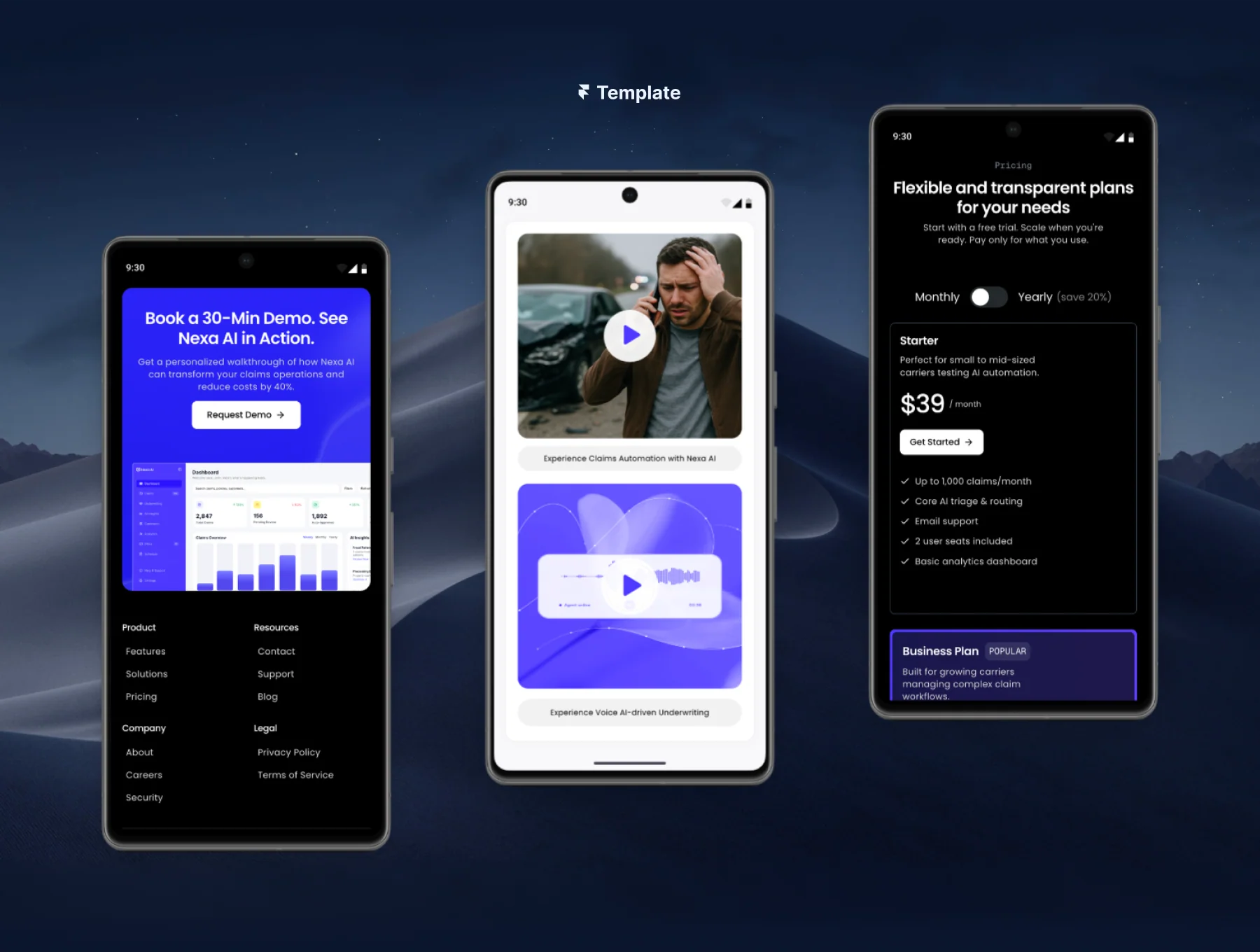 Nixa - AI SaaS & Enterprise Template for Framer 4
