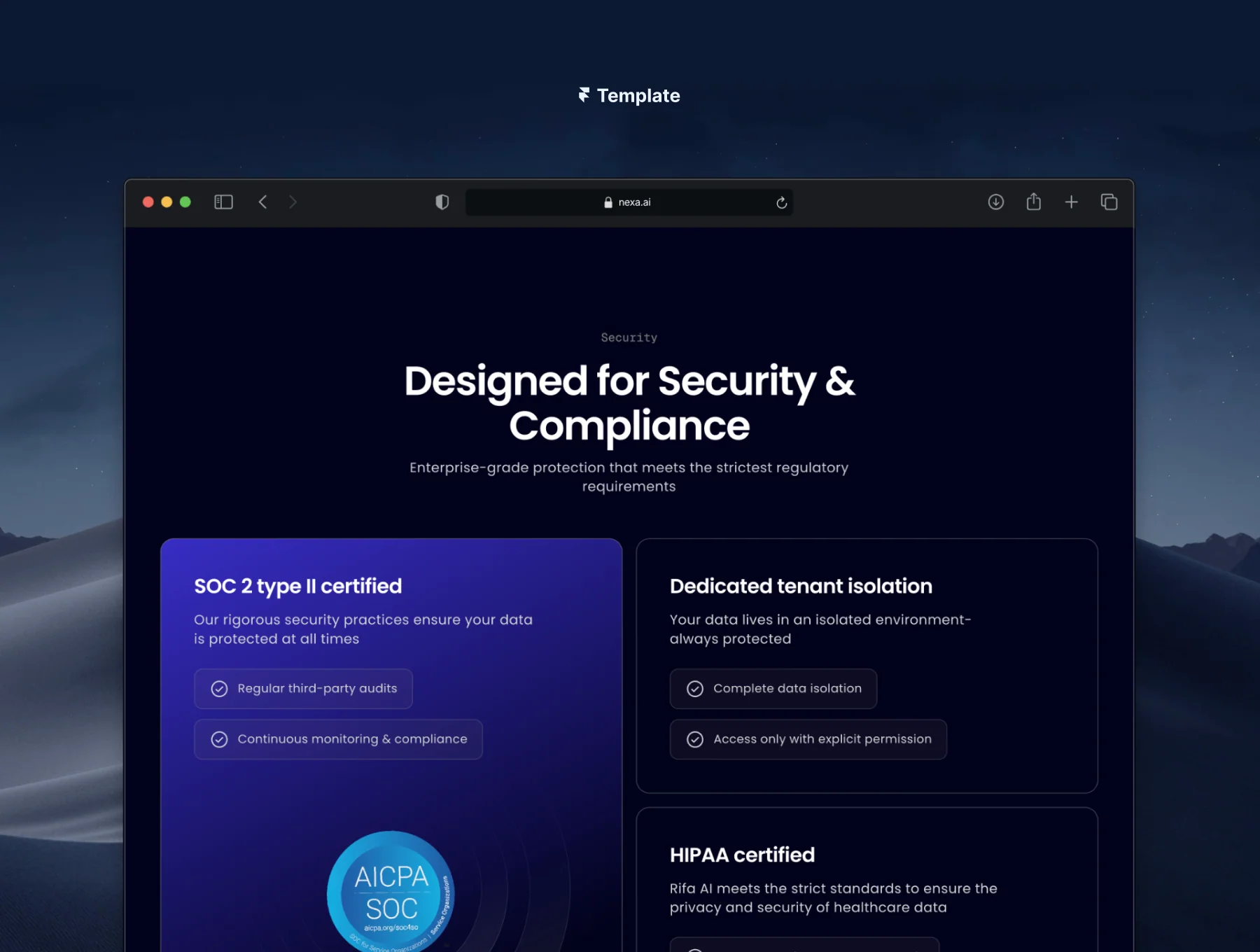Nixa - AI SaaS & Enterprise Template for Framer 6
