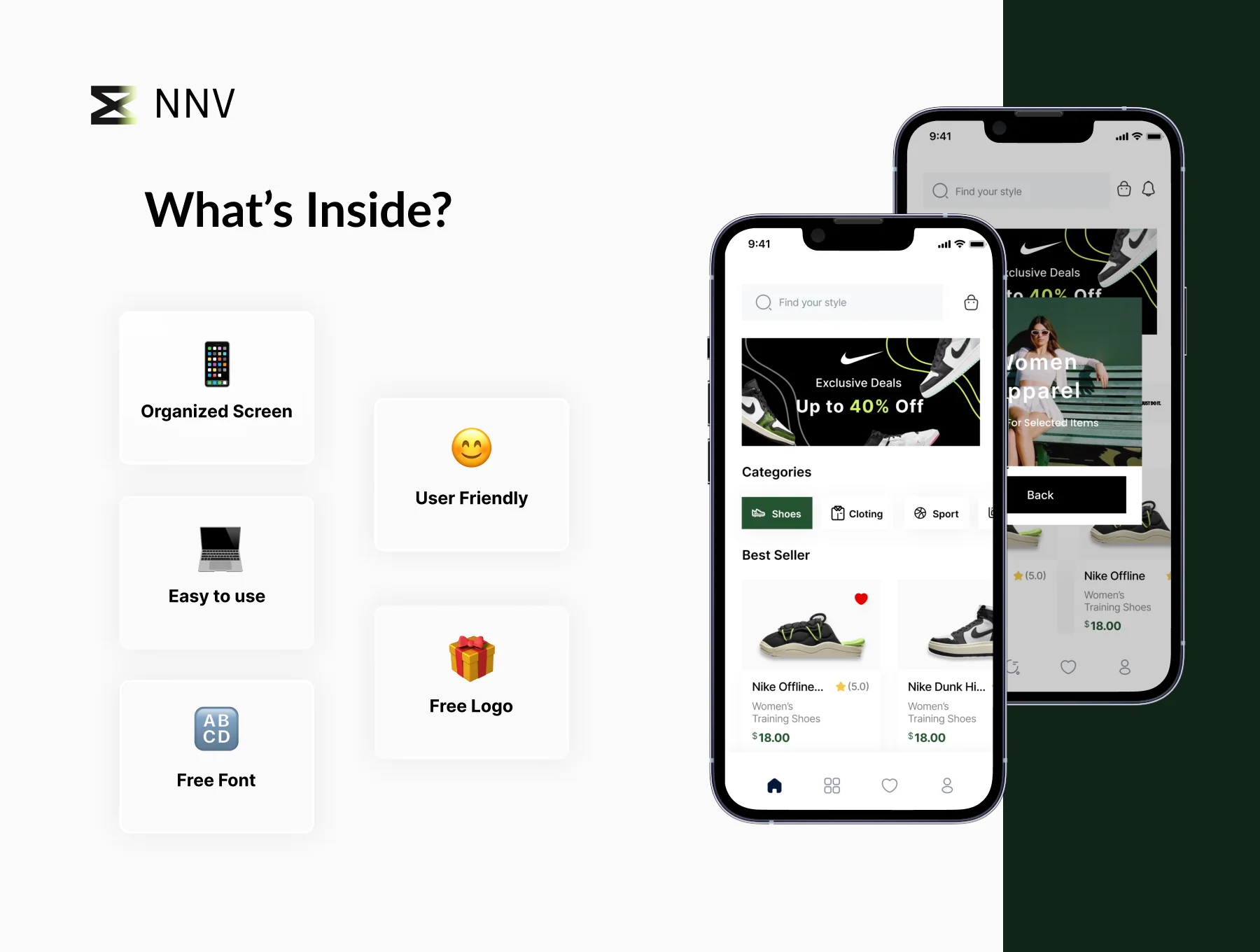 NNV - Shoes Store UI KIT👟 2
